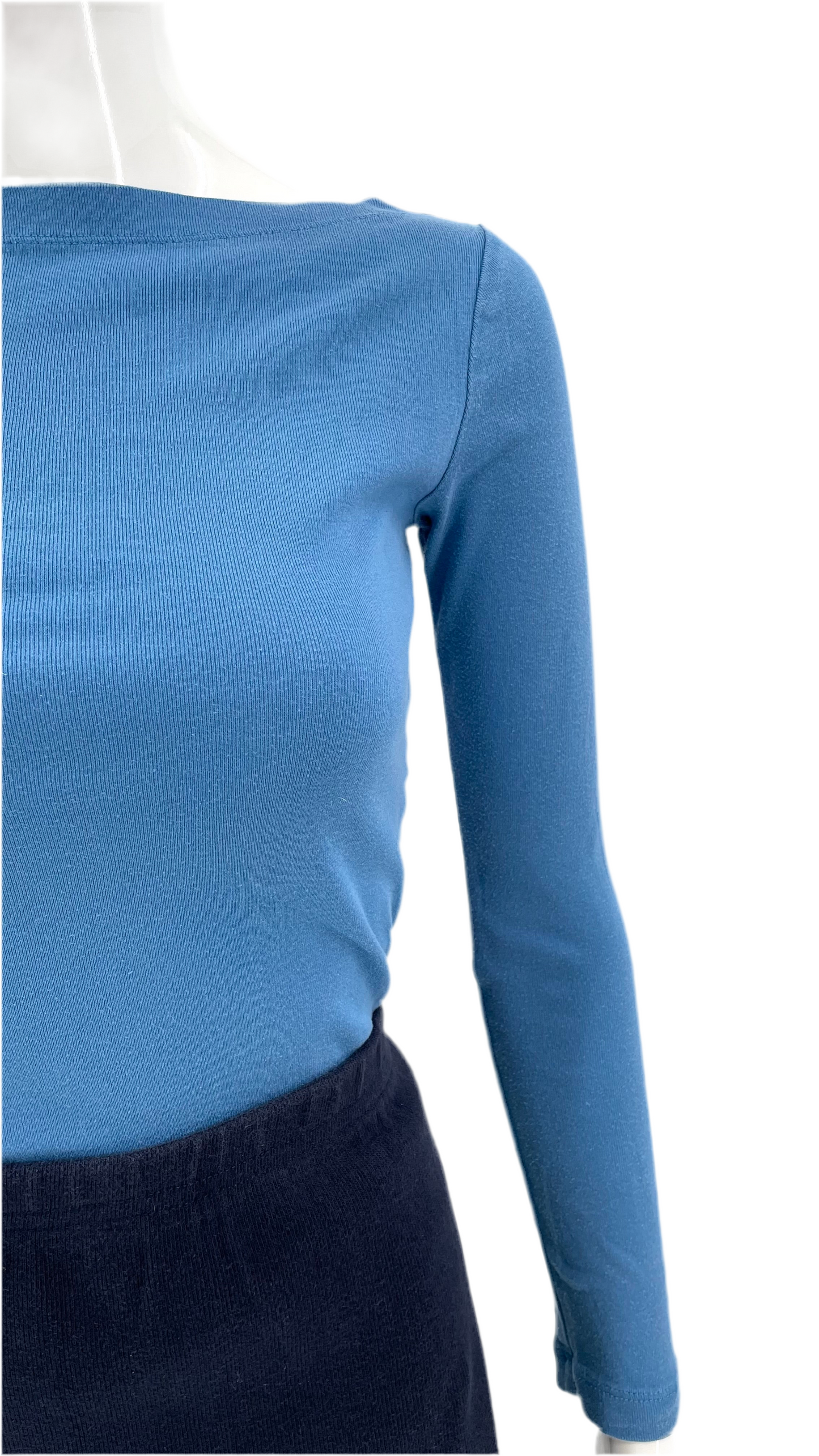 Pre-Loved GAP blue boatneck knit top - Size S