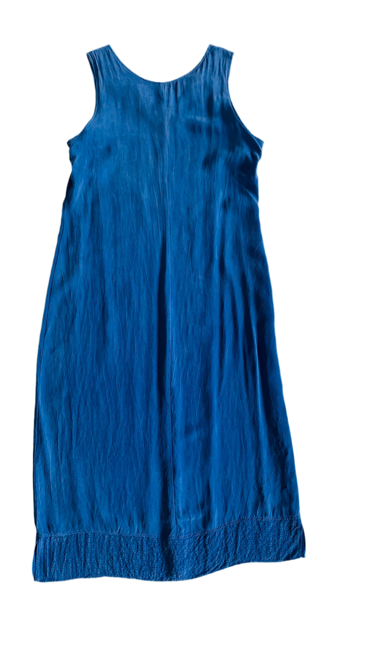 Vintage 90s blue maxi tank dress - Size M-XL