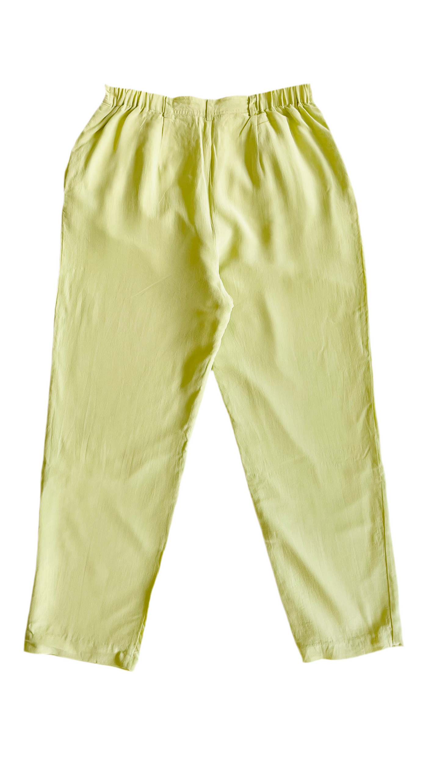 Vintage 90s lime green trousers - Size M