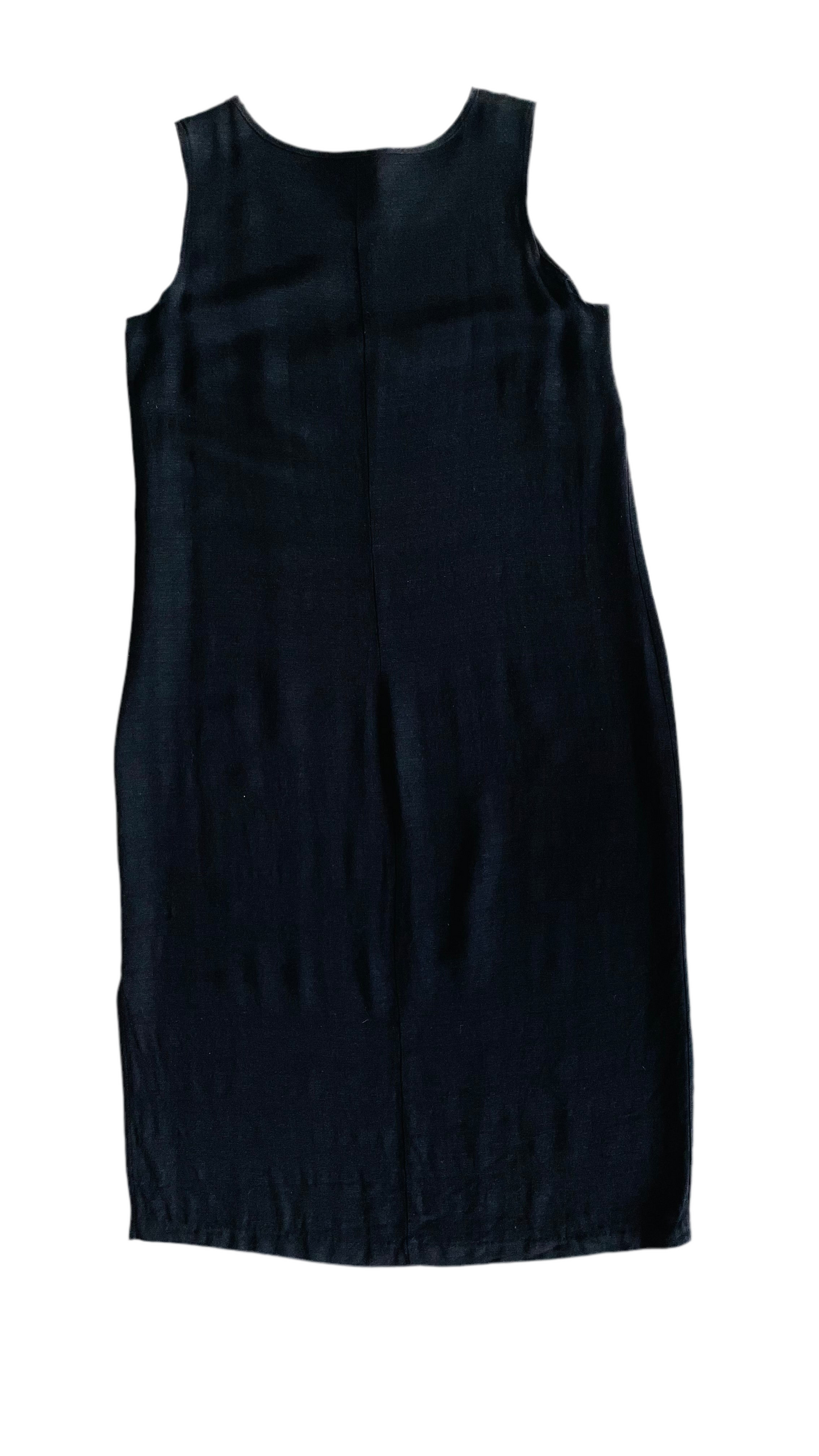 Vintage 90s black maxi tank dress - Size M