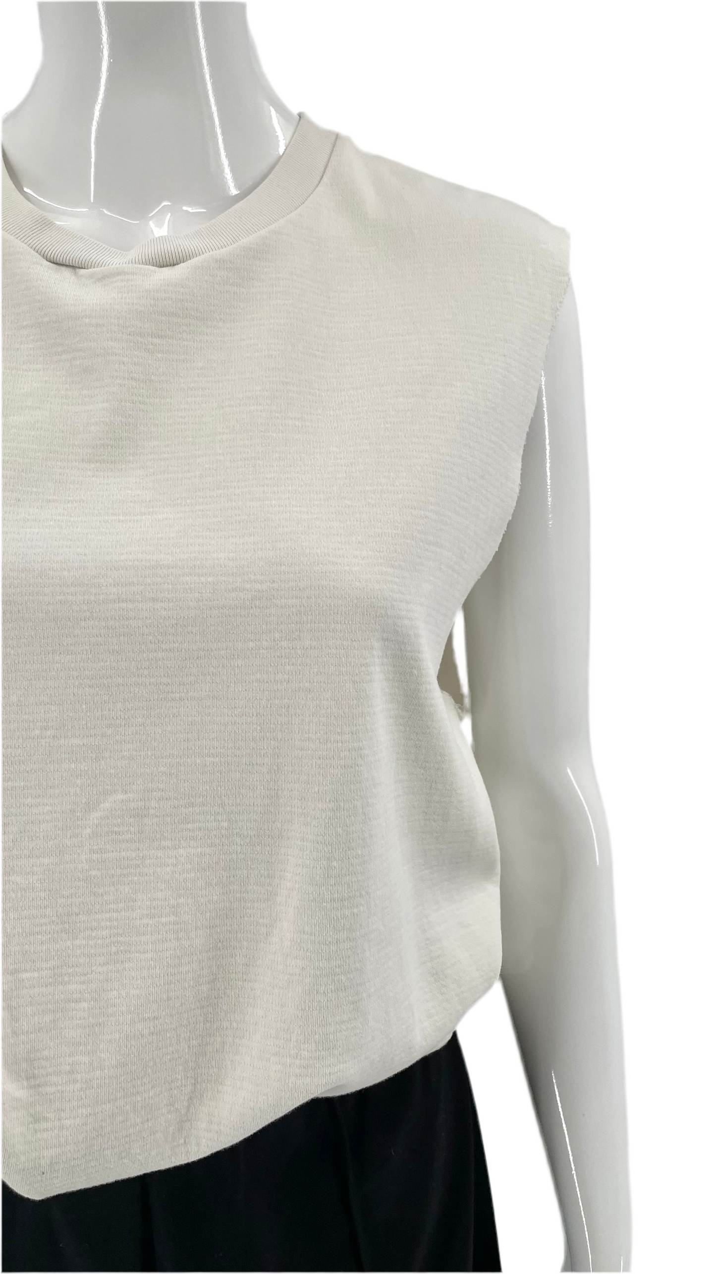 Pre-Loved FRAME off white knit tank - Size L