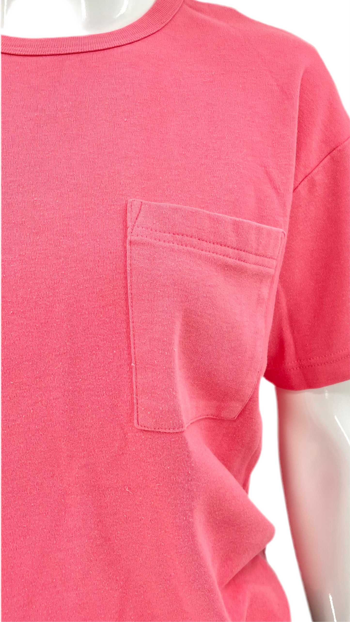 Vintage 90s NORDSTROM bubblegum pink sweatshirt t-shirt - Size M