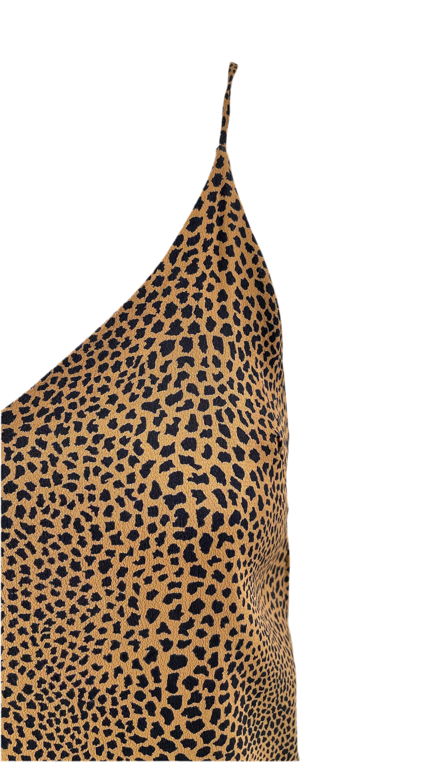 Pre-Loved animal print brown & black mini tank dress - Size S-M