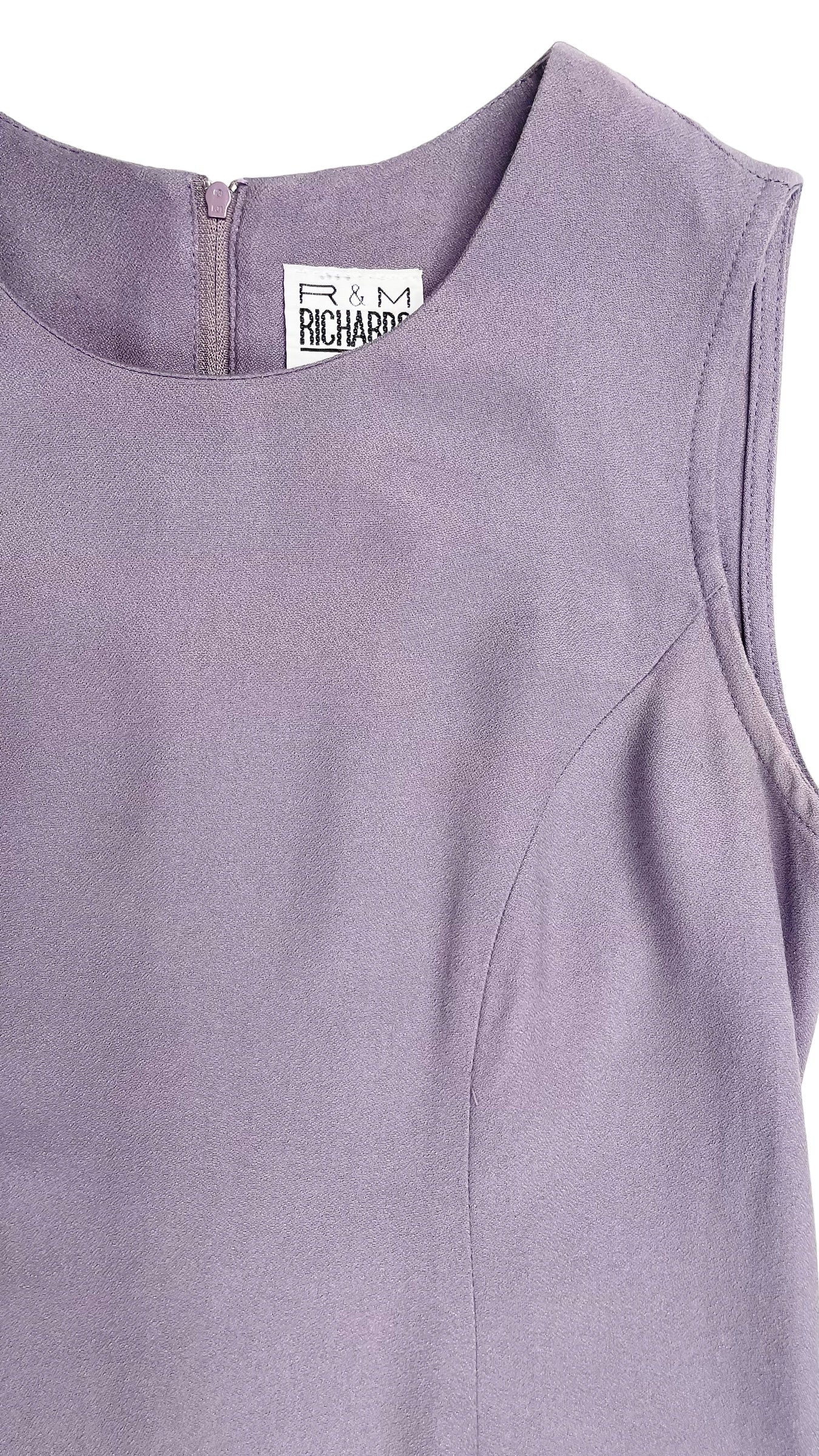 Vintage 90s purple shift mini tank dress - Size 6