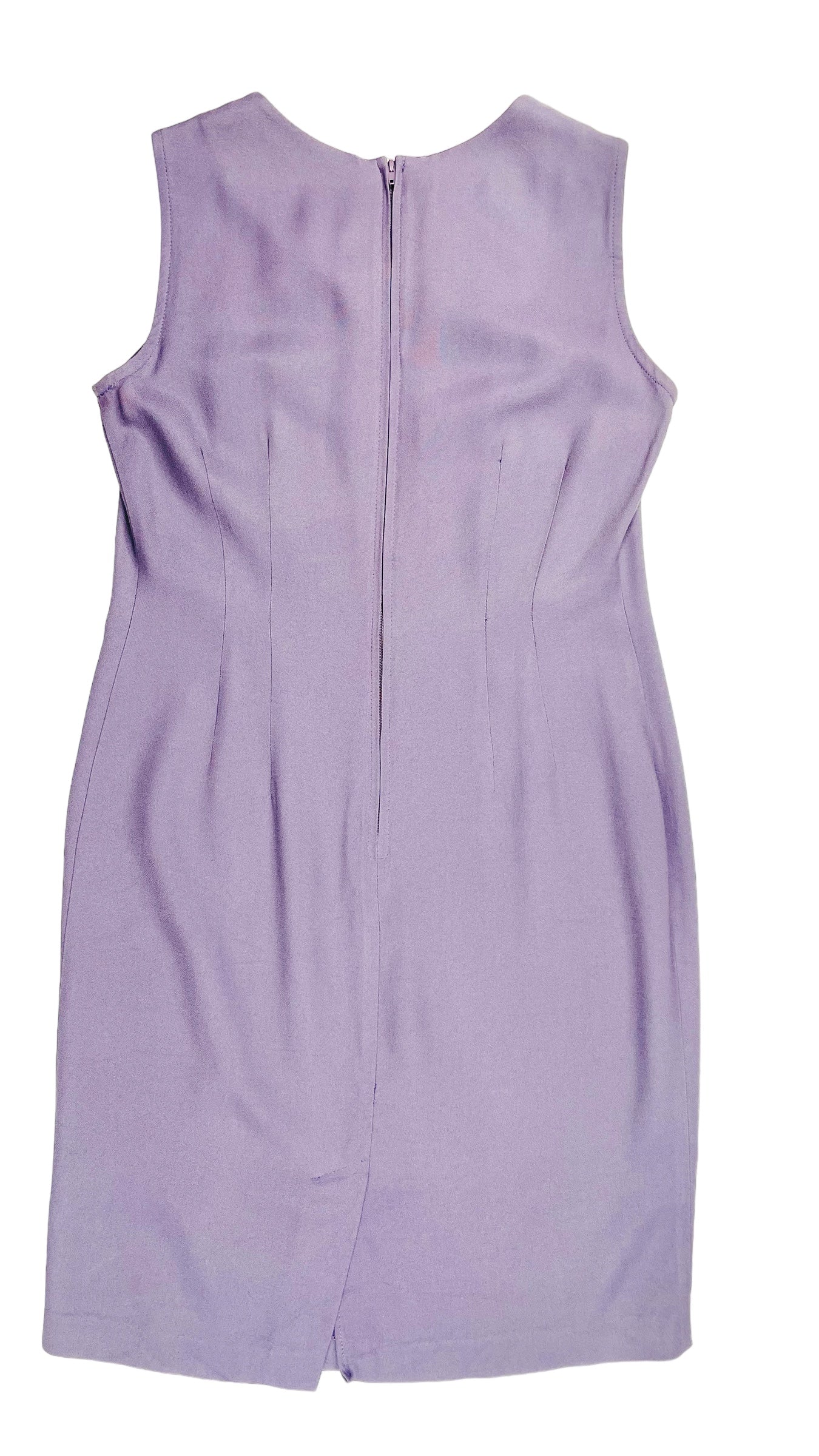 Vintage 90s purple shift mini tank dress - Size 6