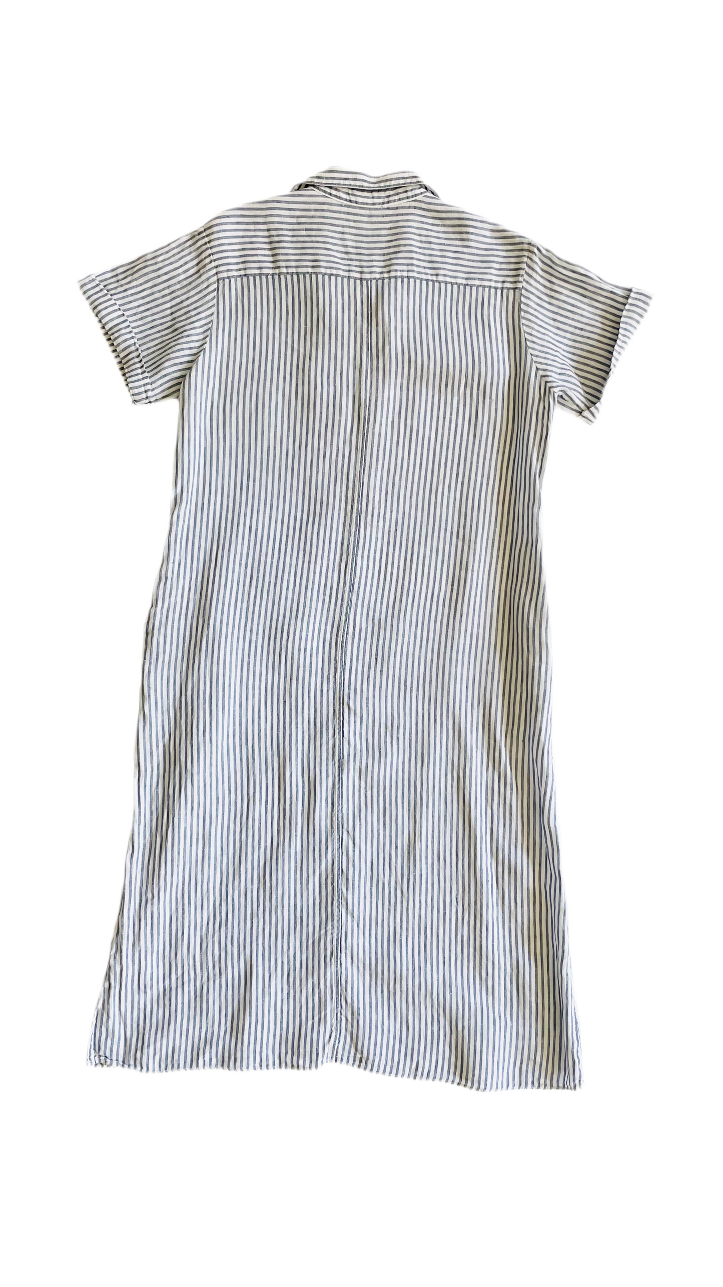 Vintage blue & white striped maxi dress - Size S-XL