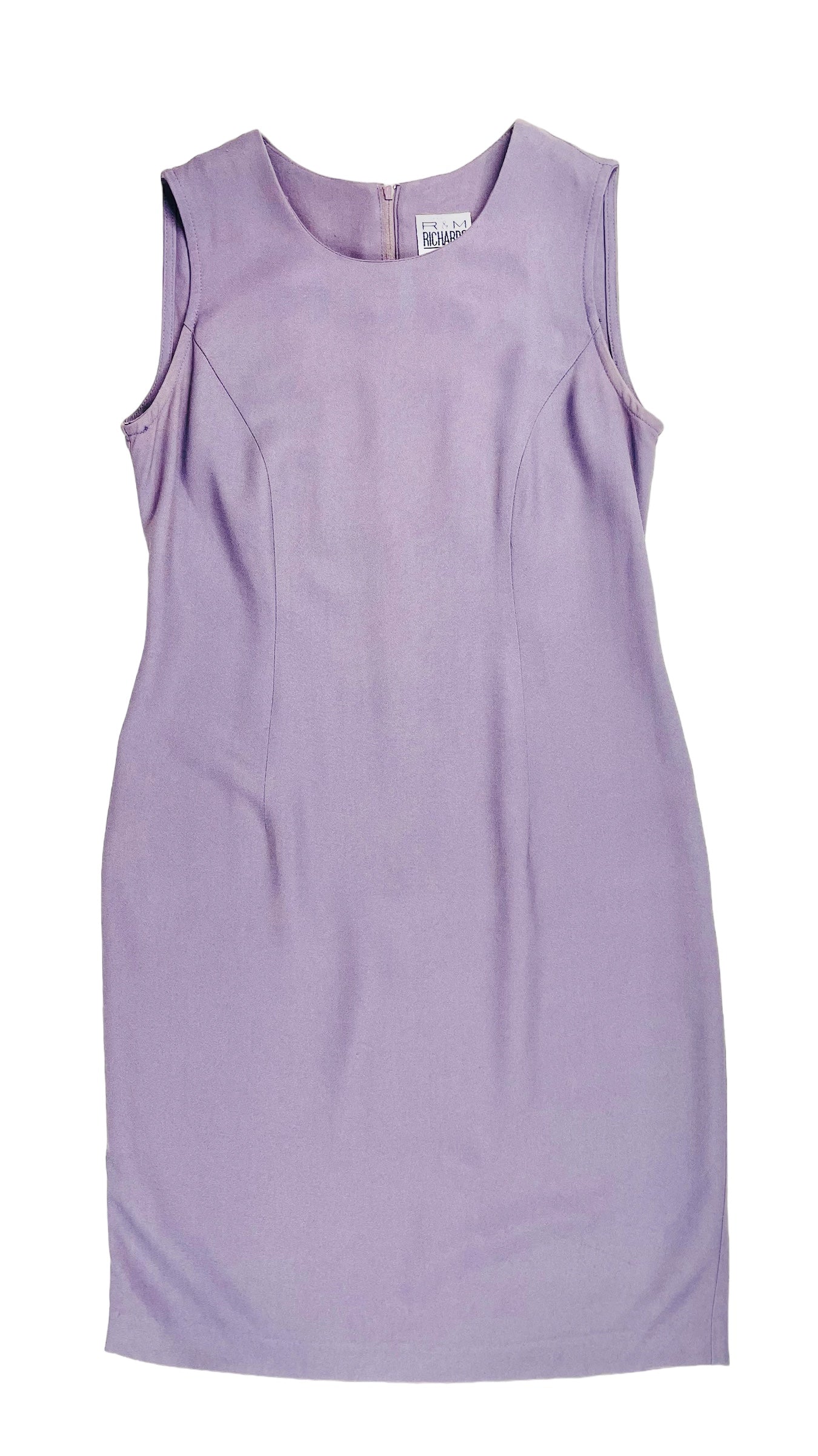 Vintage 90s purple shift mini tank dress - Size 6