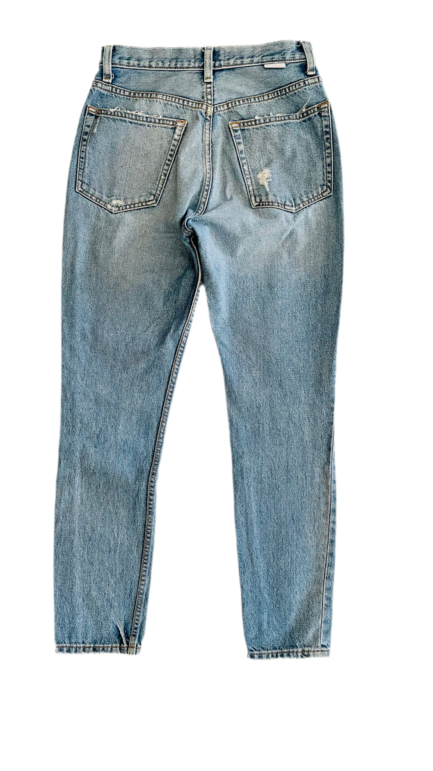 Pre-Loved BOYISH light blue vintage wash slim fit jeans - Size 25 x 28