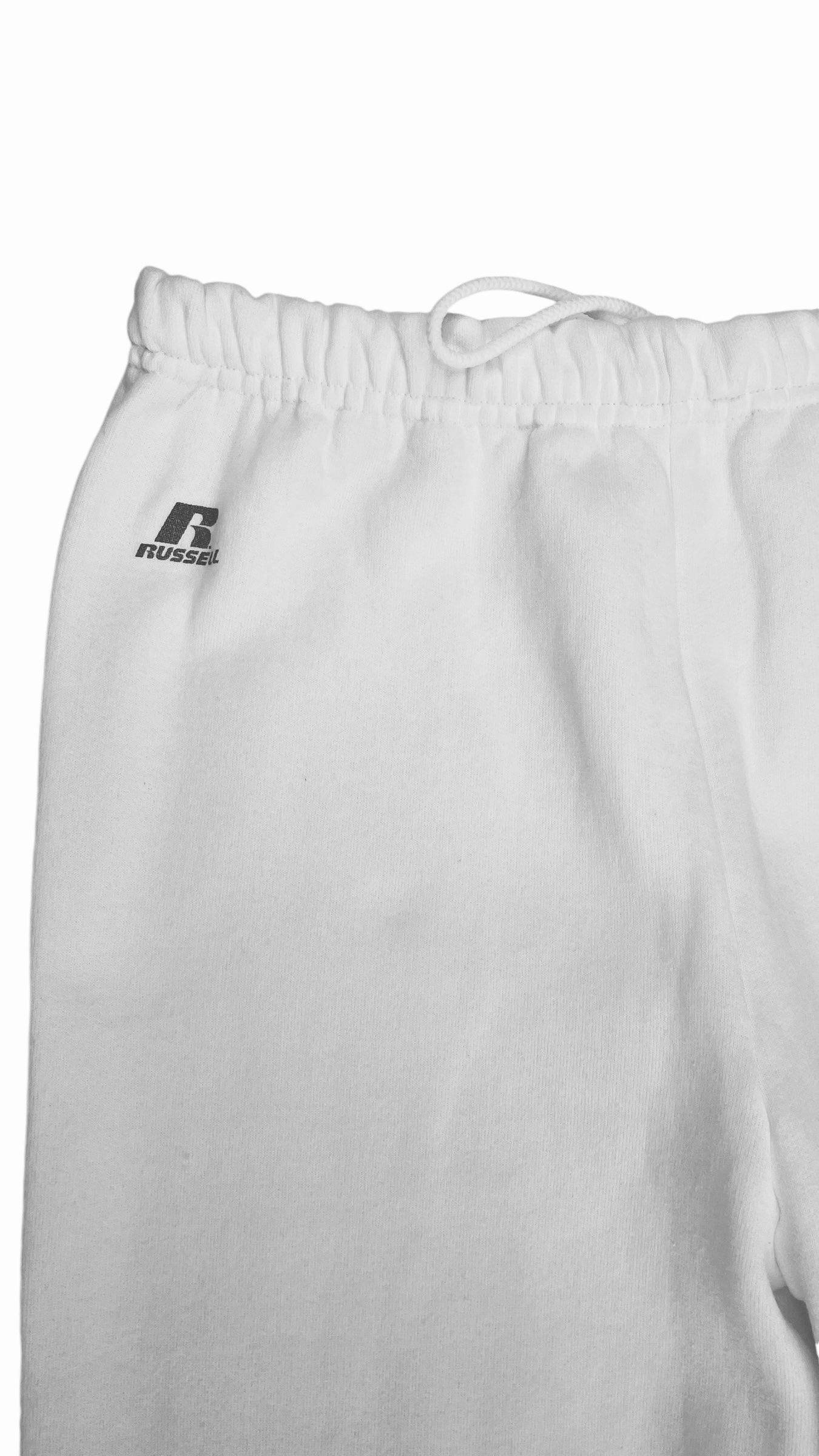 Vintage 80s RUSSELL ATHLETICS white sweatpants - Size L