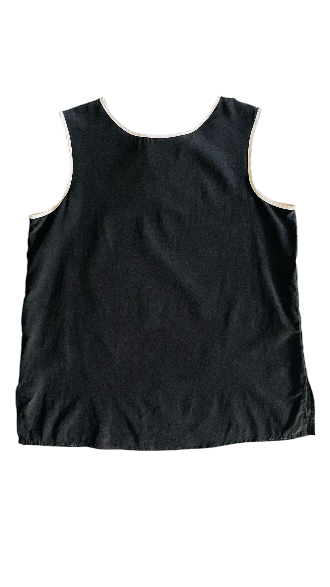 Vintage 90s BOB MACKIE black & white tank top - Size S
