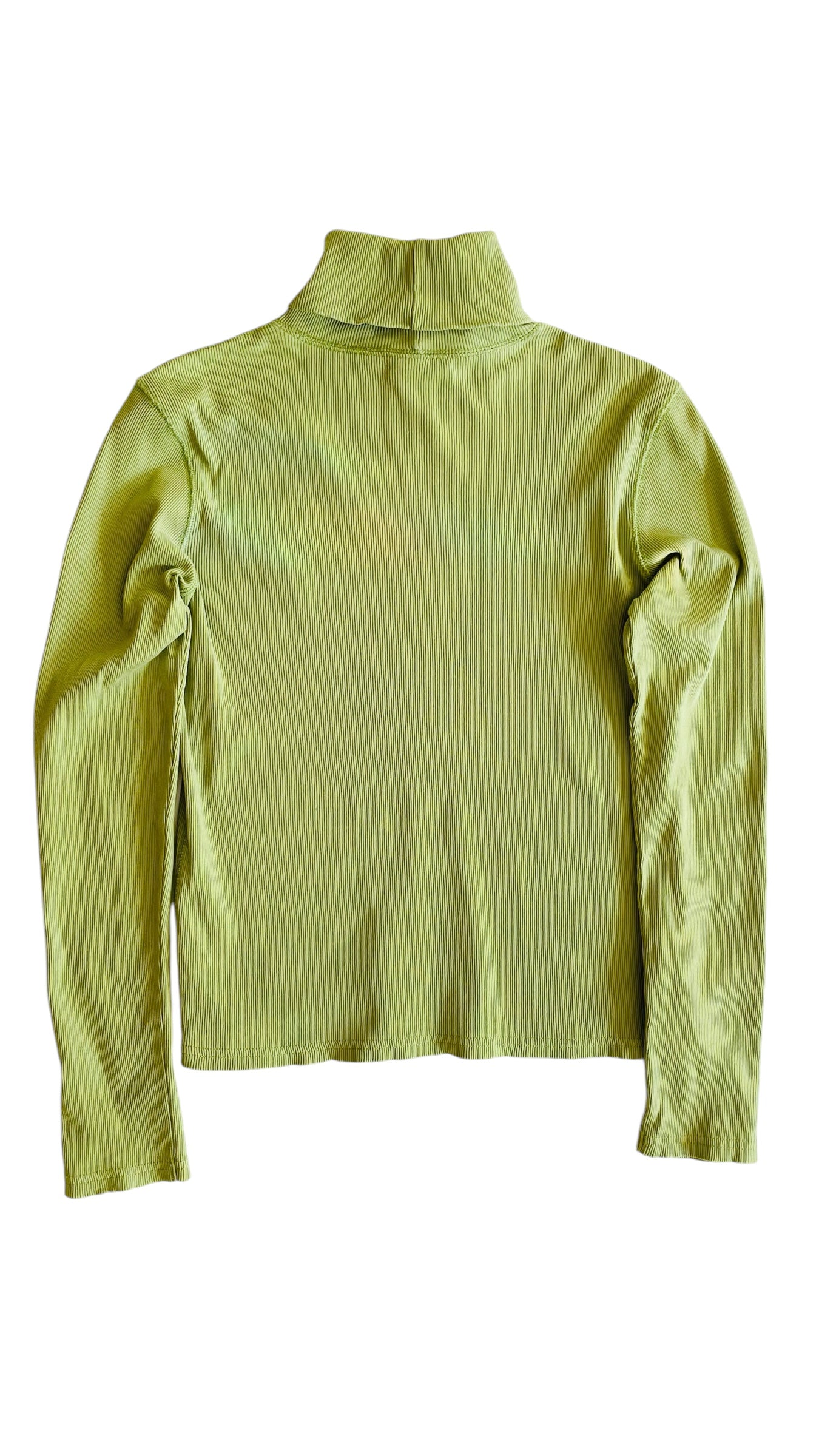 Vintage 90s POLO RALPH LAUREN green rib knit turtleneck - Size L