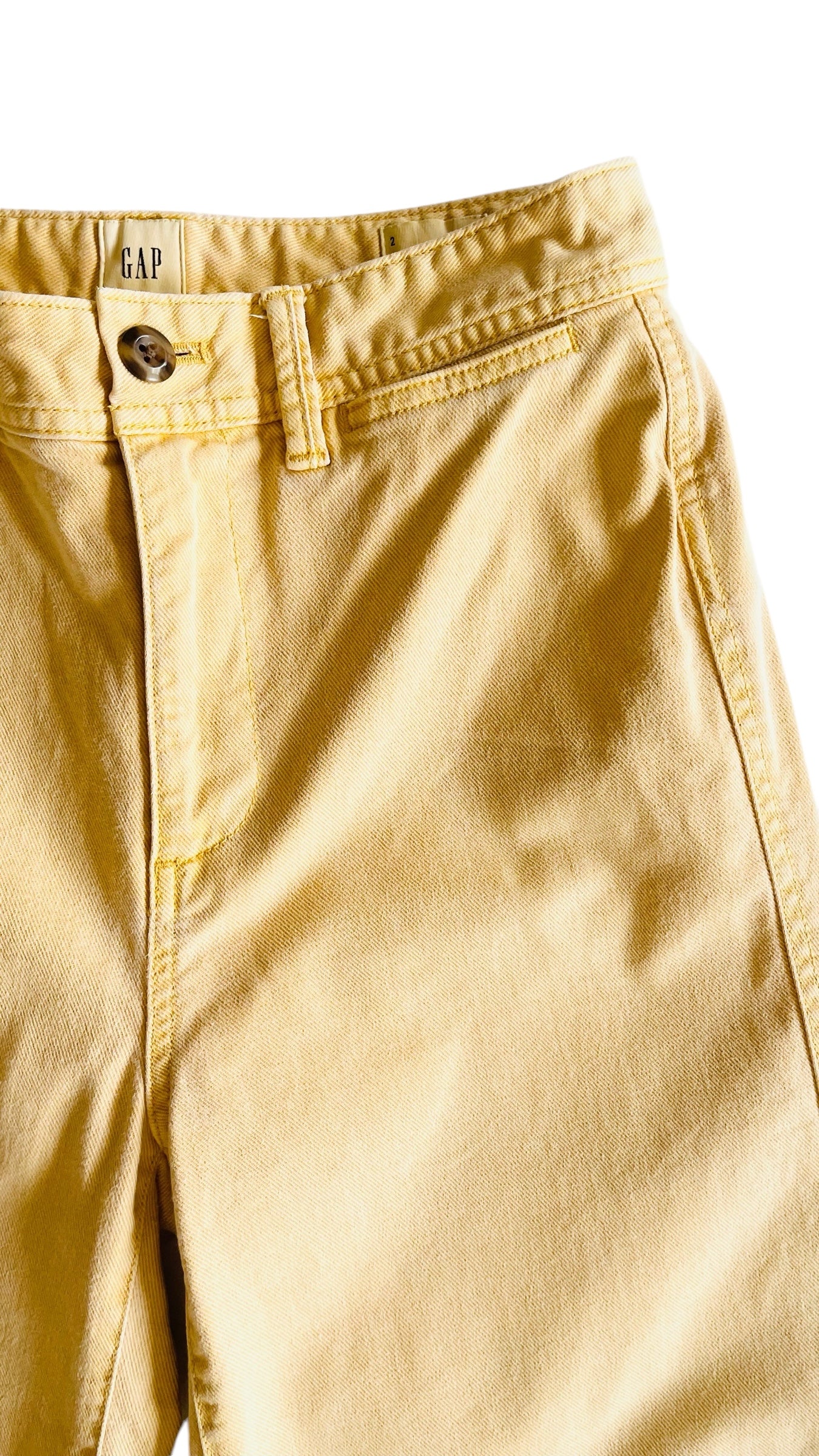 Pre-Loved GAP yellow jeans - Size 2