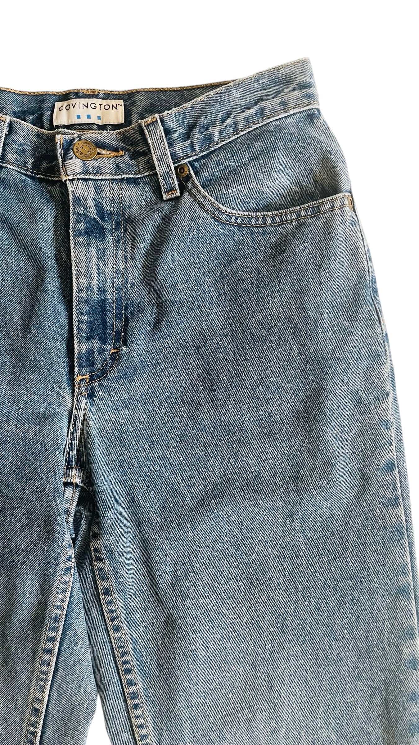 Vintage 90s mid blue denim jeans - Size 6