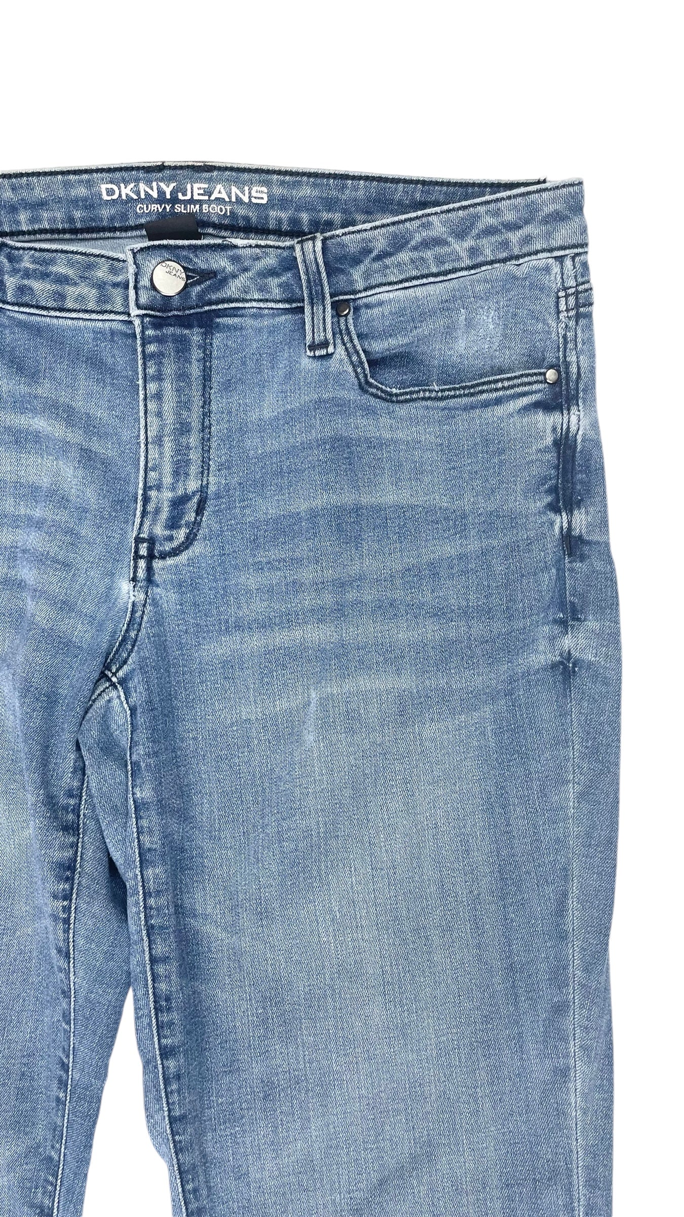 Vintage Y2K DKNY mid rise blue jeans - Size 10