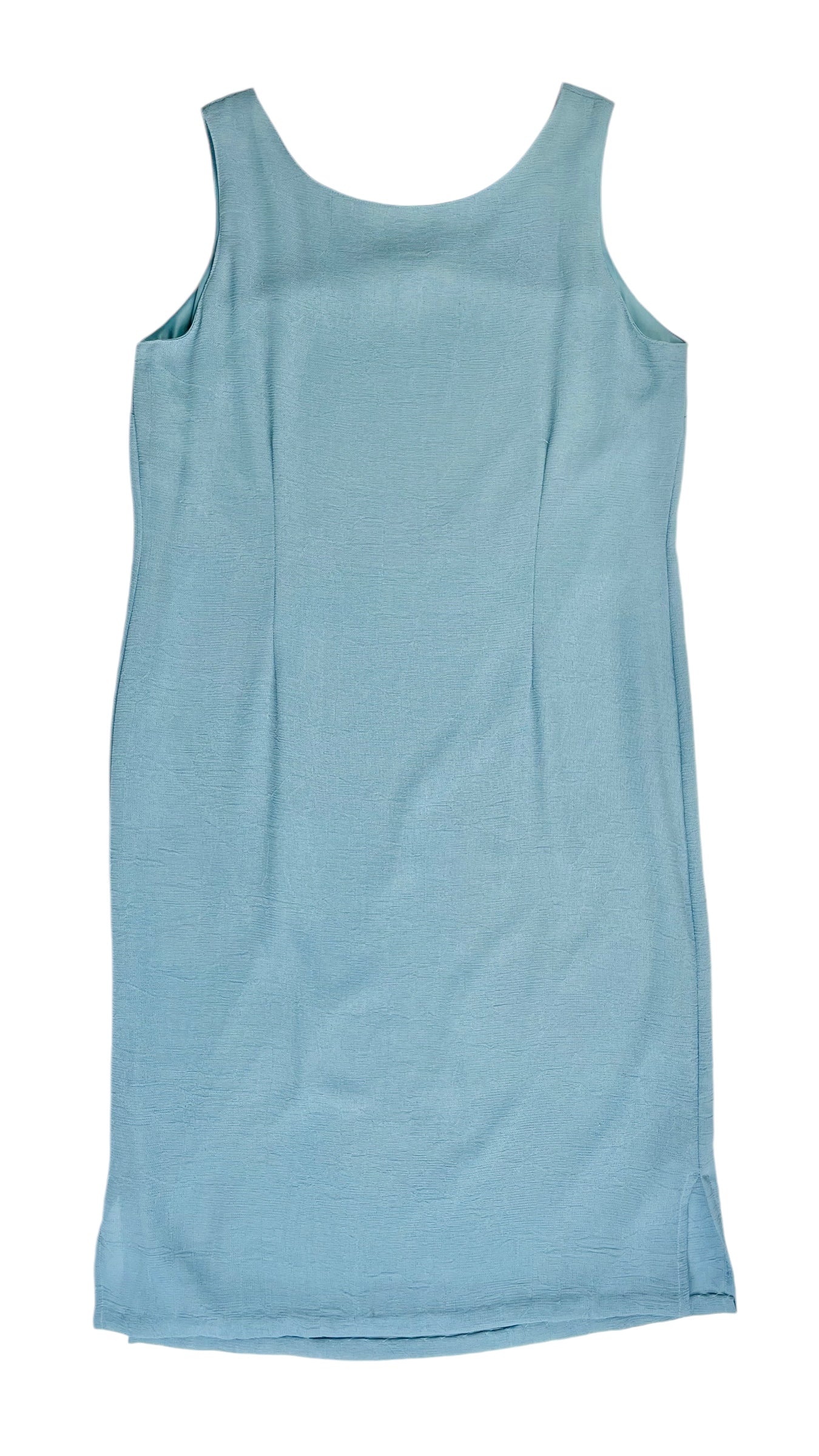 Vintage 90s light blue maxi tank dress - Size L