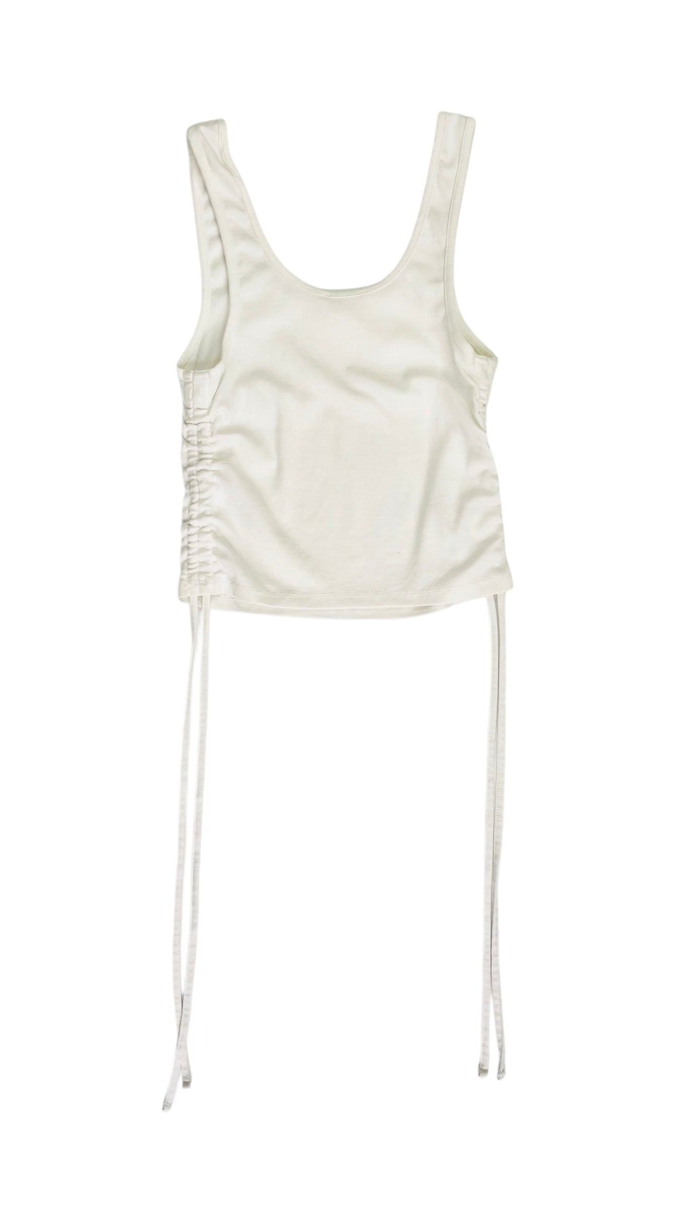 Pre-Loved cream cotton tank top - Size M