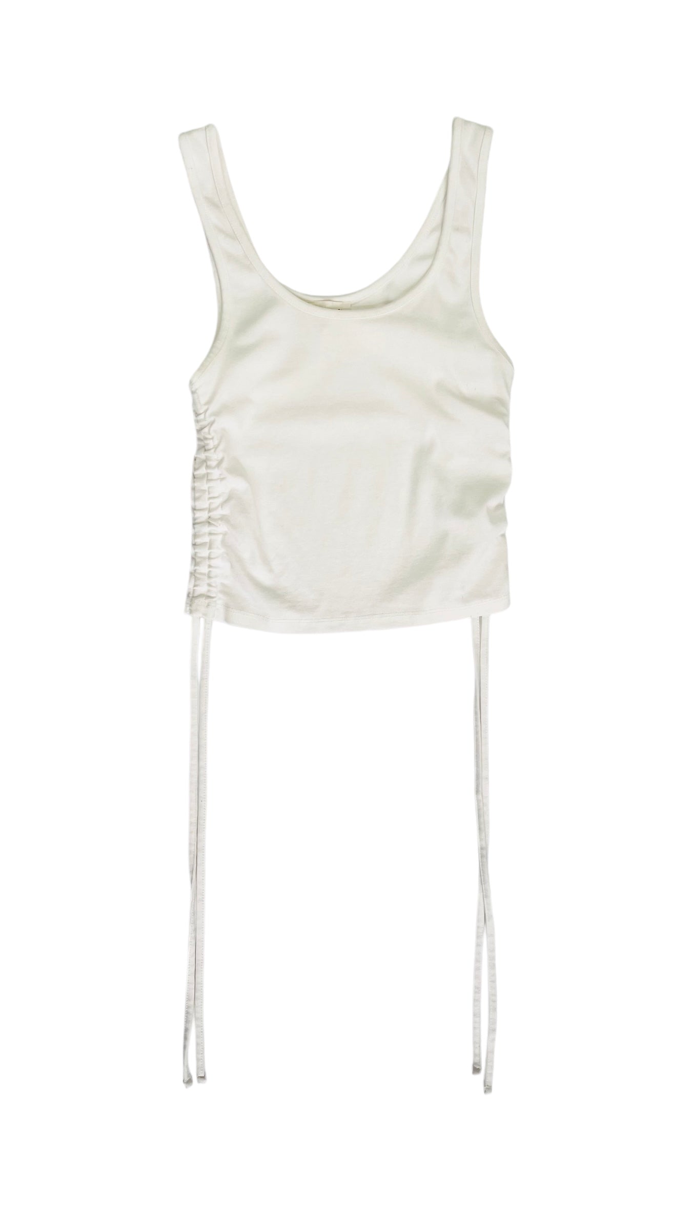 Pre-Loved cream cotton tank top - Size M
