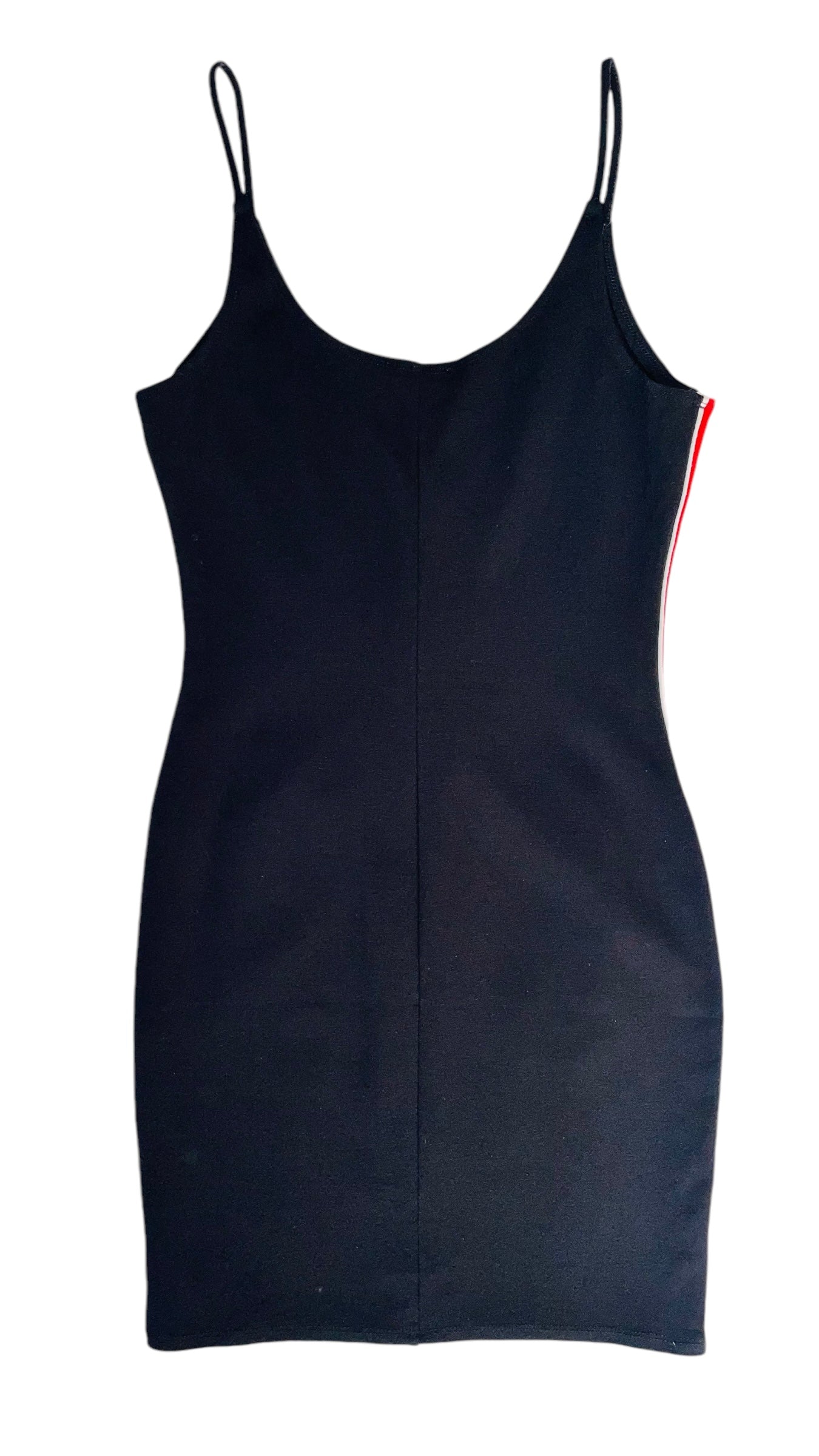Pre-Loved black sporty mini tank dress - Size S