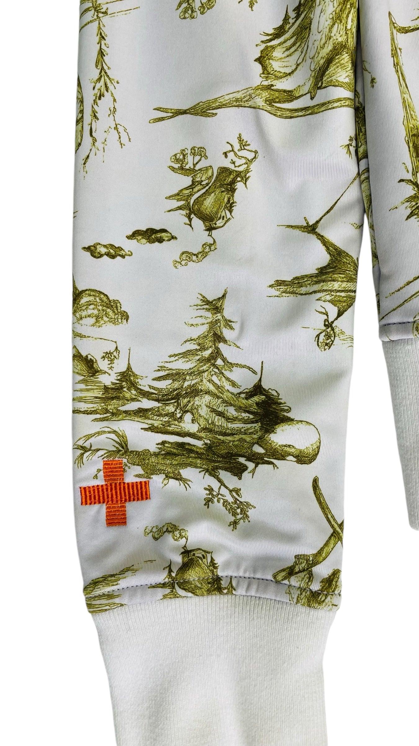 Vintage Y2K JC DE CASTELBAJAC X ROSSIGNOL white outdoor print knit jacket - Size M