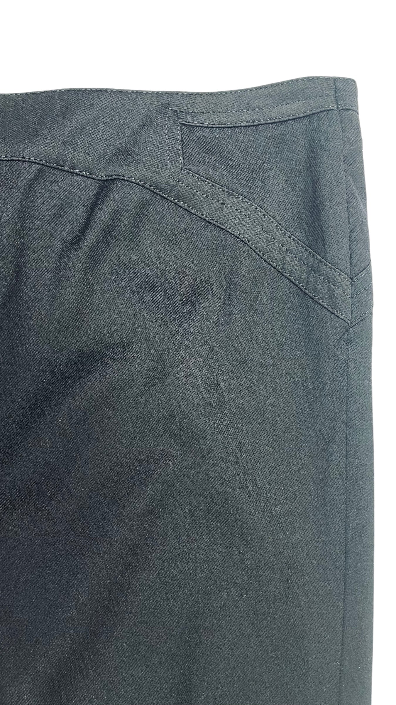 Vintage 90s GUCCI black low rise bootcut dress pants - Size 42