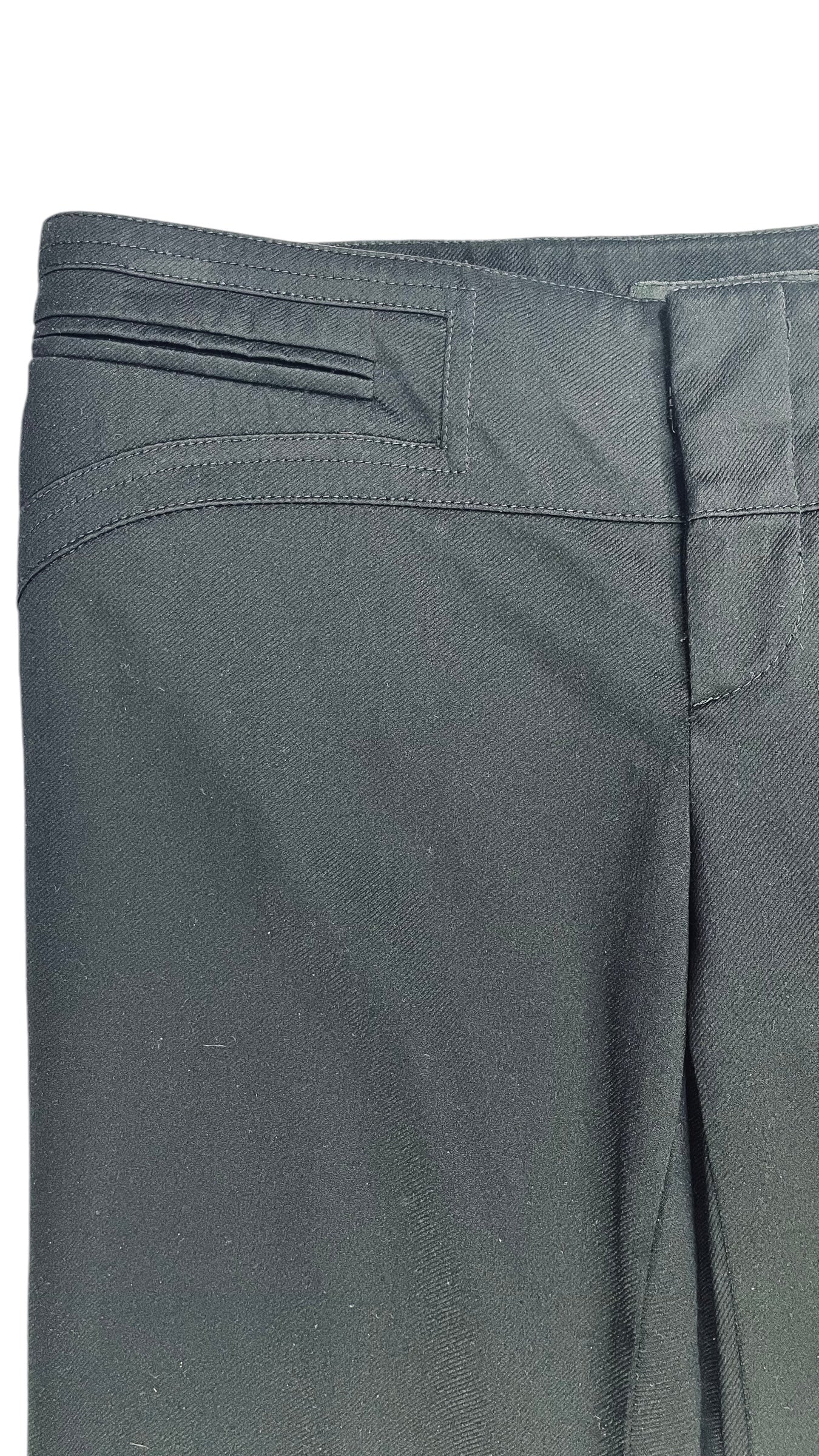 Vintage 90s GUCCI black low rise bootcut dress pants - Size 42