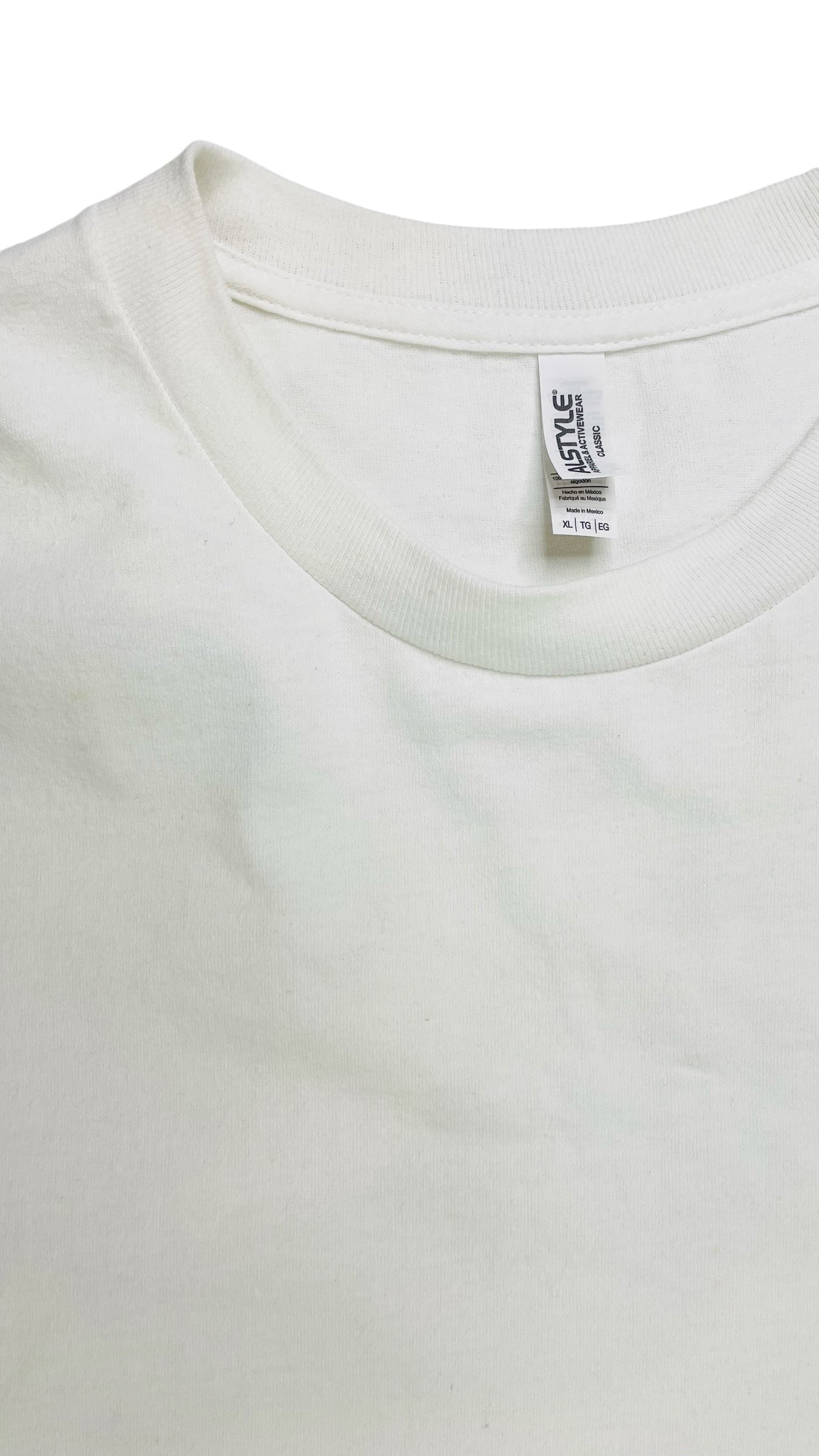 Vintage Y2K AMERICAN APPAREL white classic crew neck t shirt - Size XL
