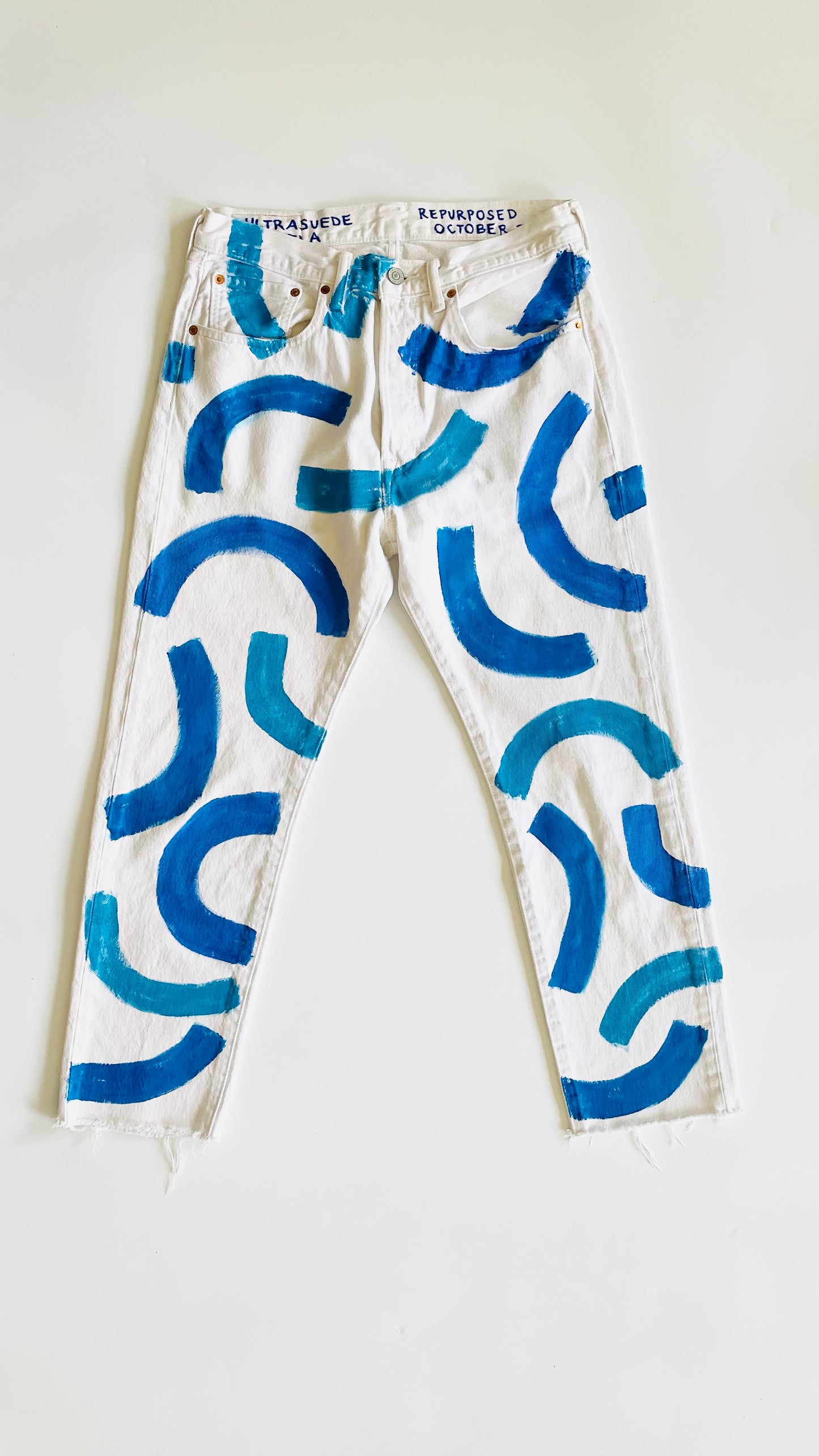 Repurposed Levis 501 Pre-Loved Jeans - Hockney - Size 31 x 27
