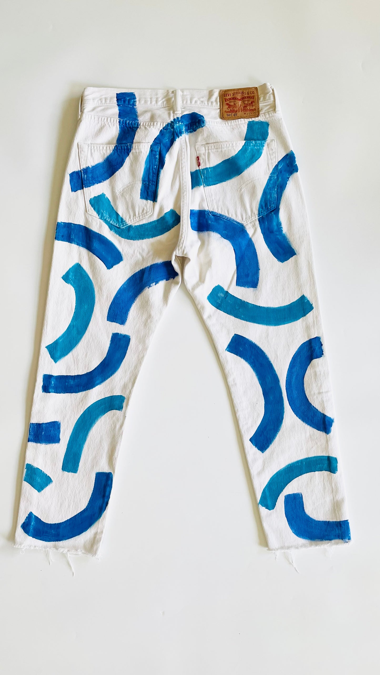 Repurposed Levis 501 Pre-Loved Jeans - Hockney - Size 31 x 27