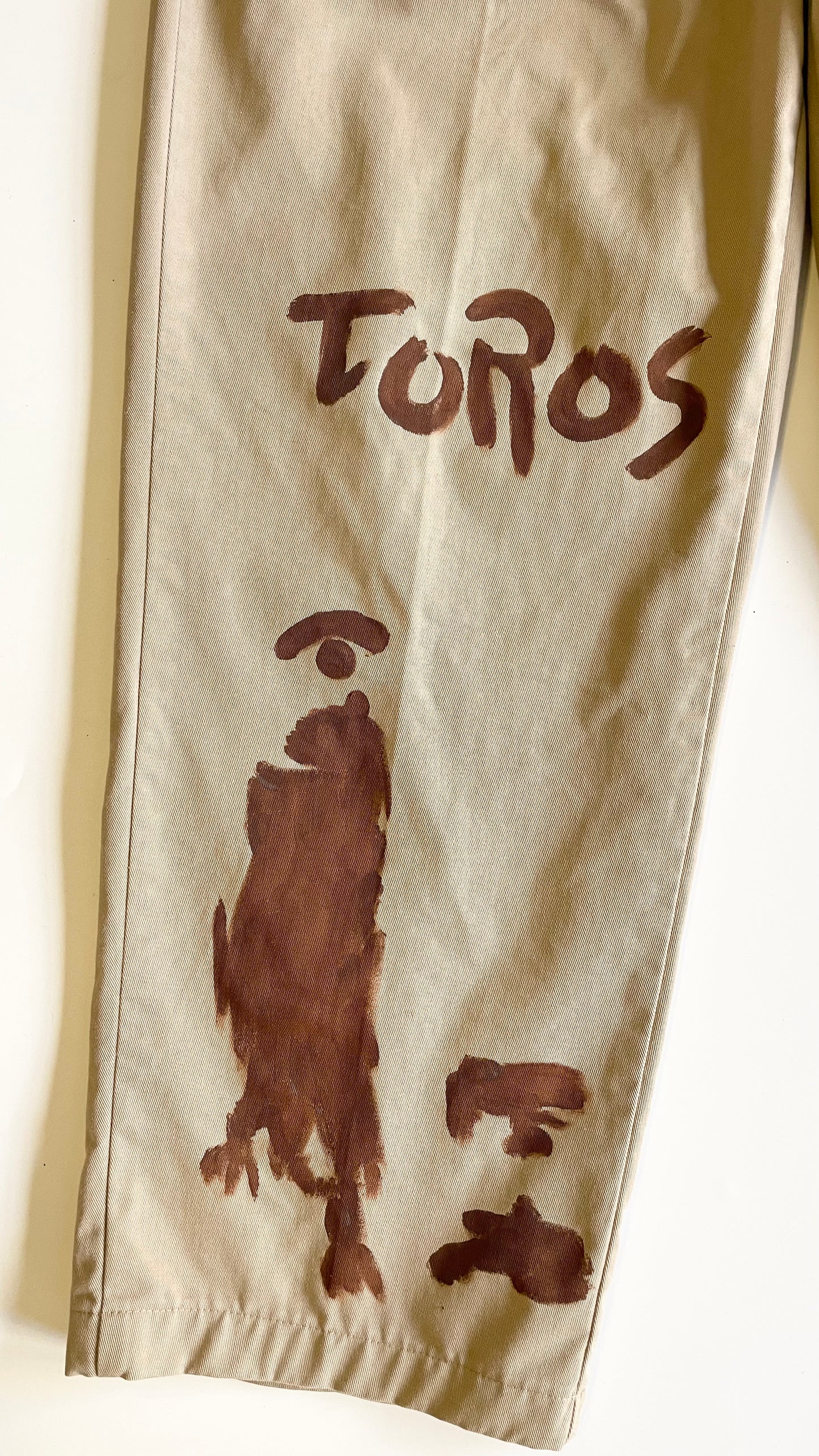 Repurposed trousers - Picasso 1 - Size 33 x 28