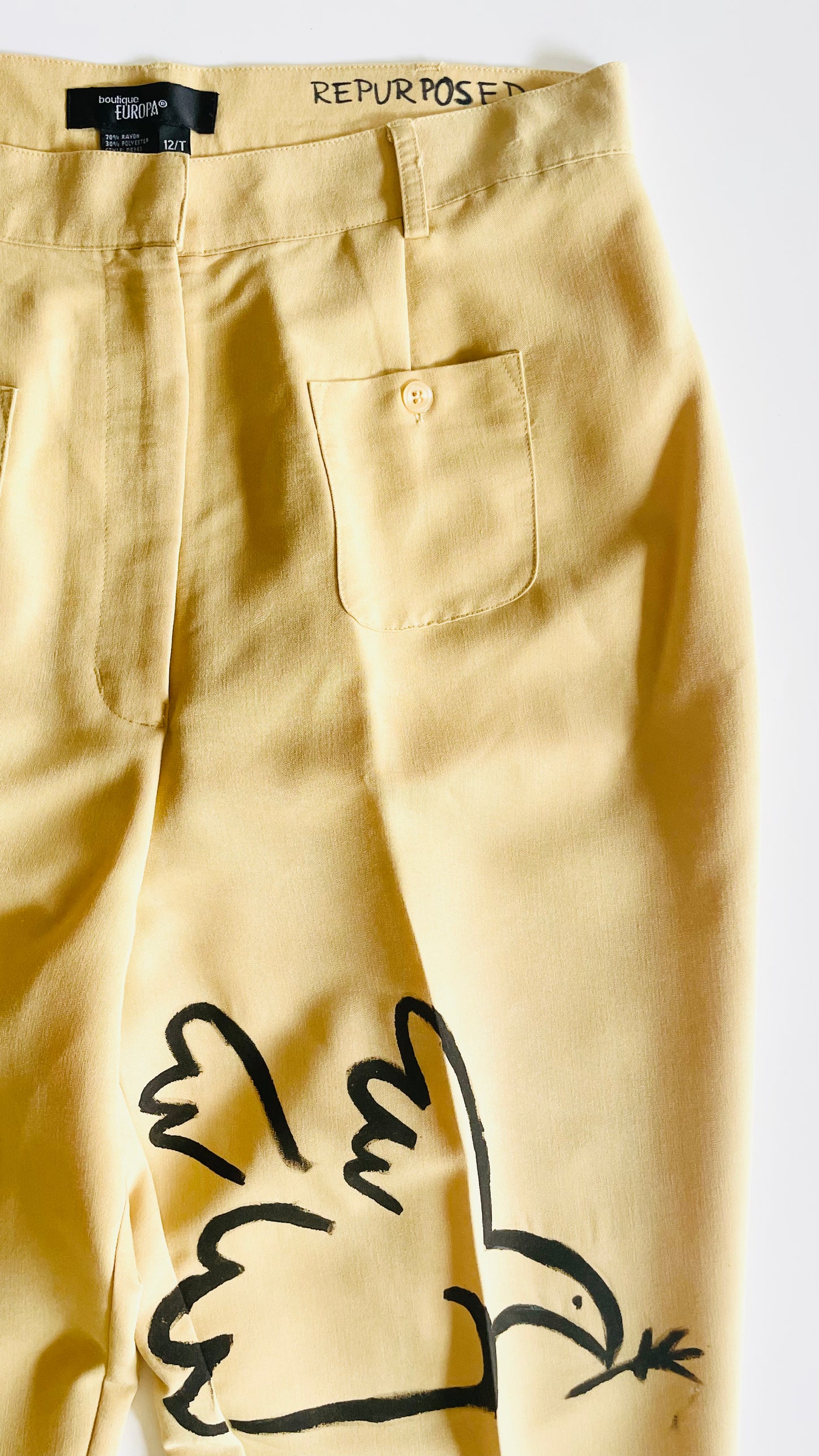 Repurposed trousers - Picasso 2 - Size 30 x 31