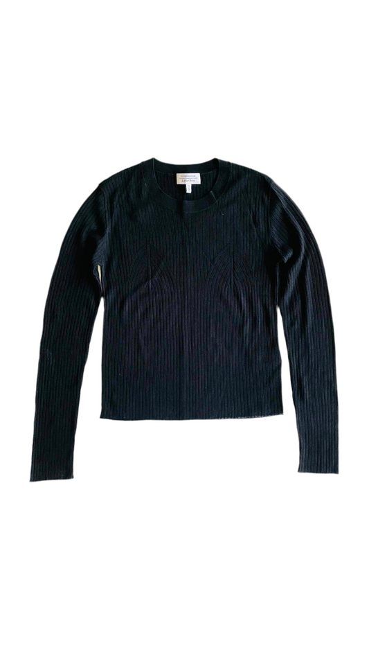 Pre-Loved & OTHER STORIES black ribbed knit top NWOT - Size M