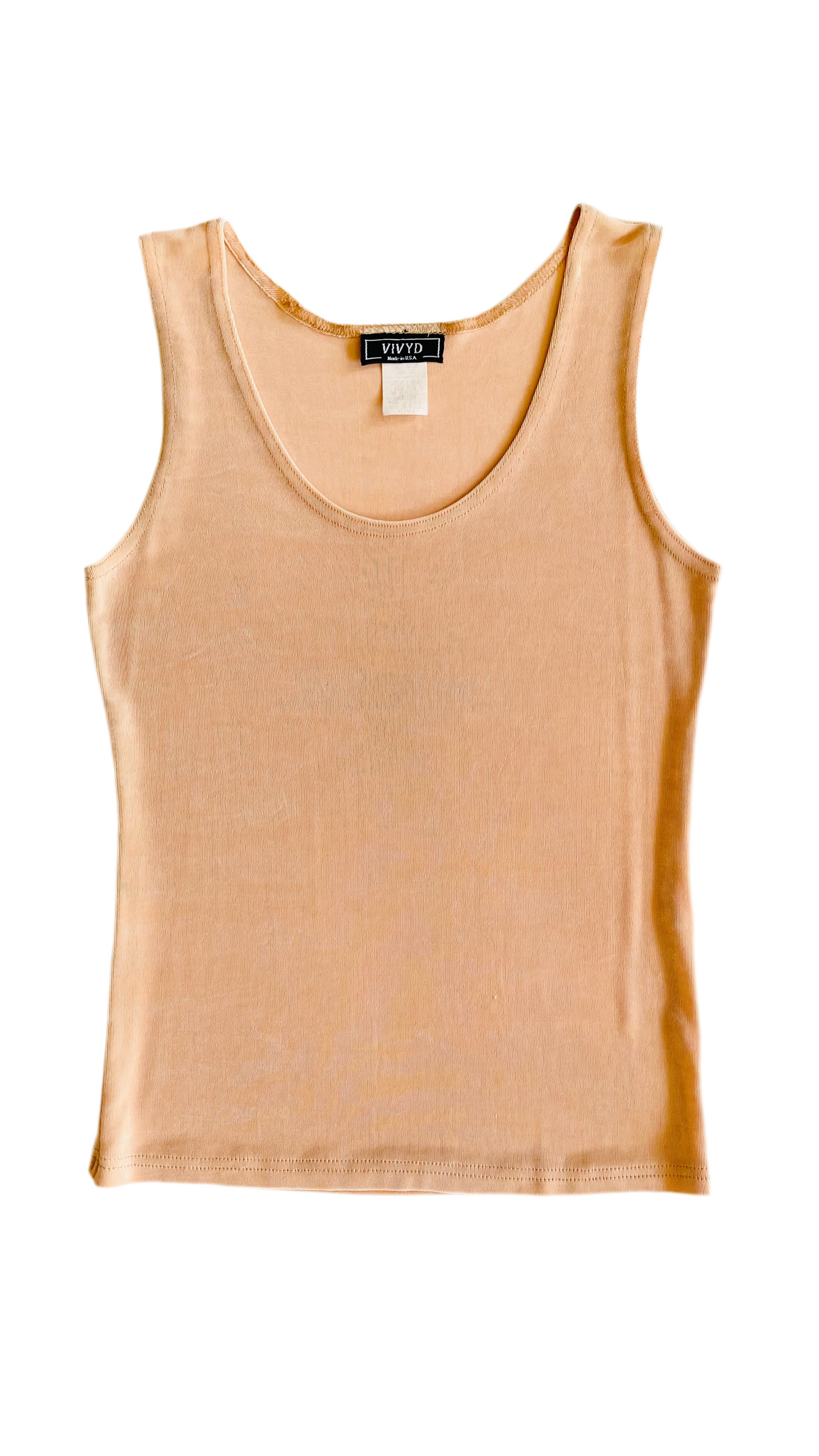 Vintage 90s peach tank top - Size M