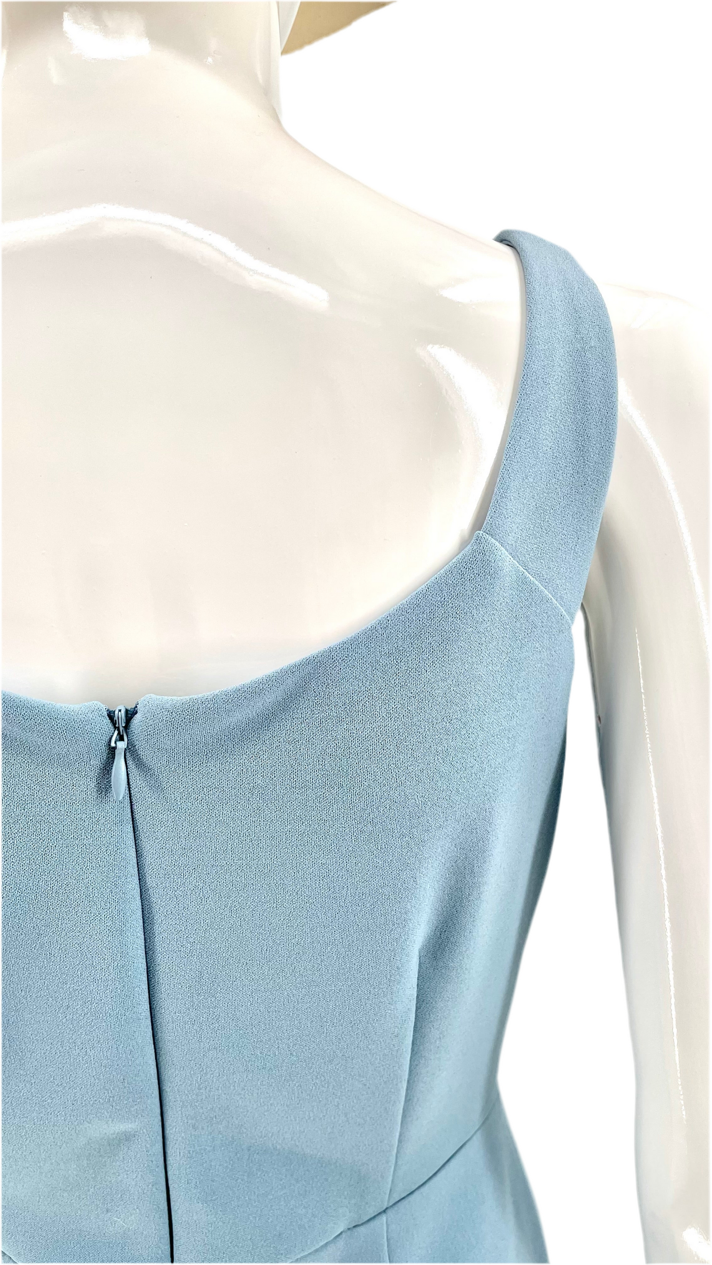 Pre-Loved BETSEY JOHNSON blue mini dress - Size 2 / XS-S