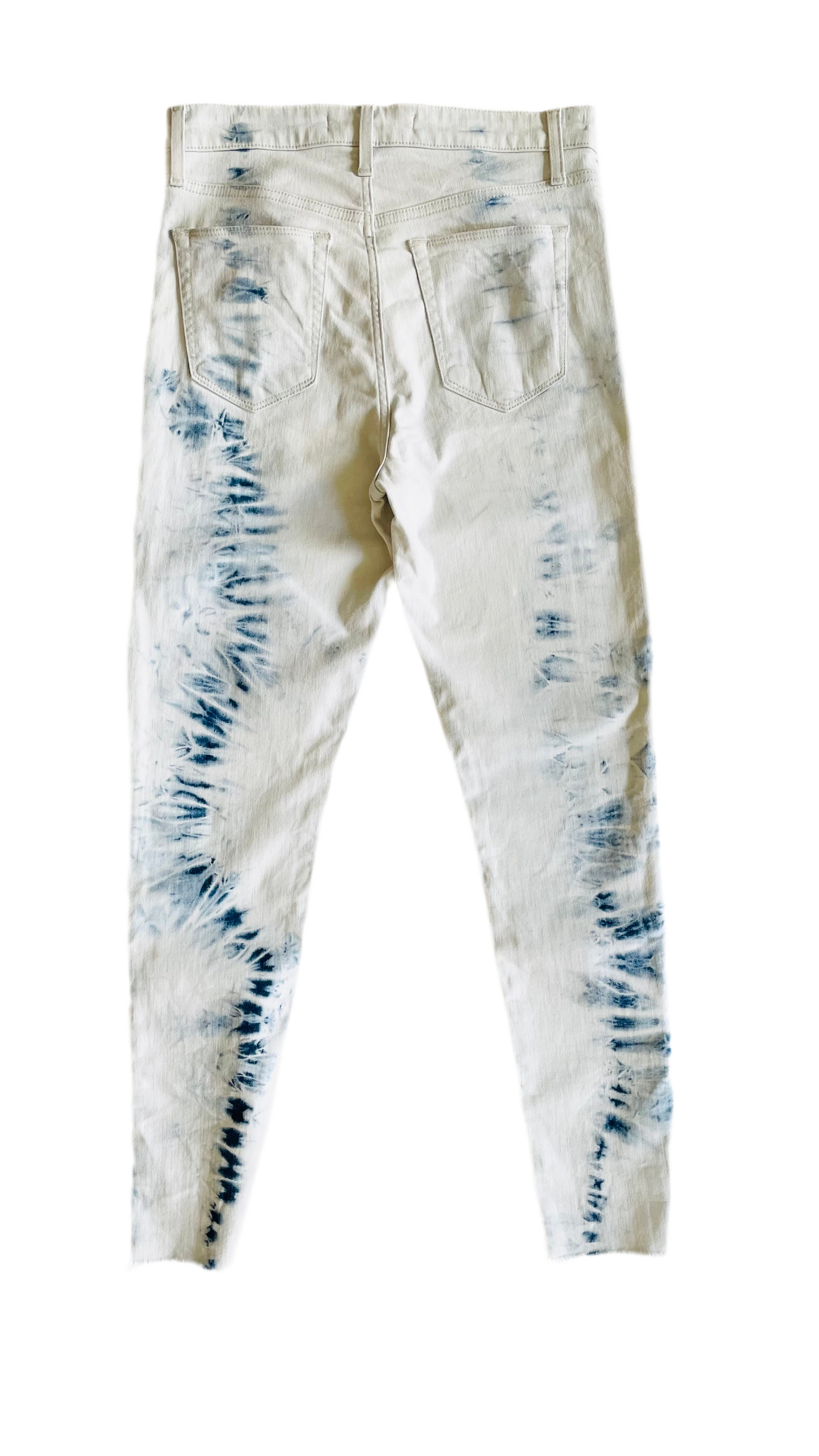 Pre-Loved JOE’S JEANS light blue tie dye skinny jeans - Size 27 x 28