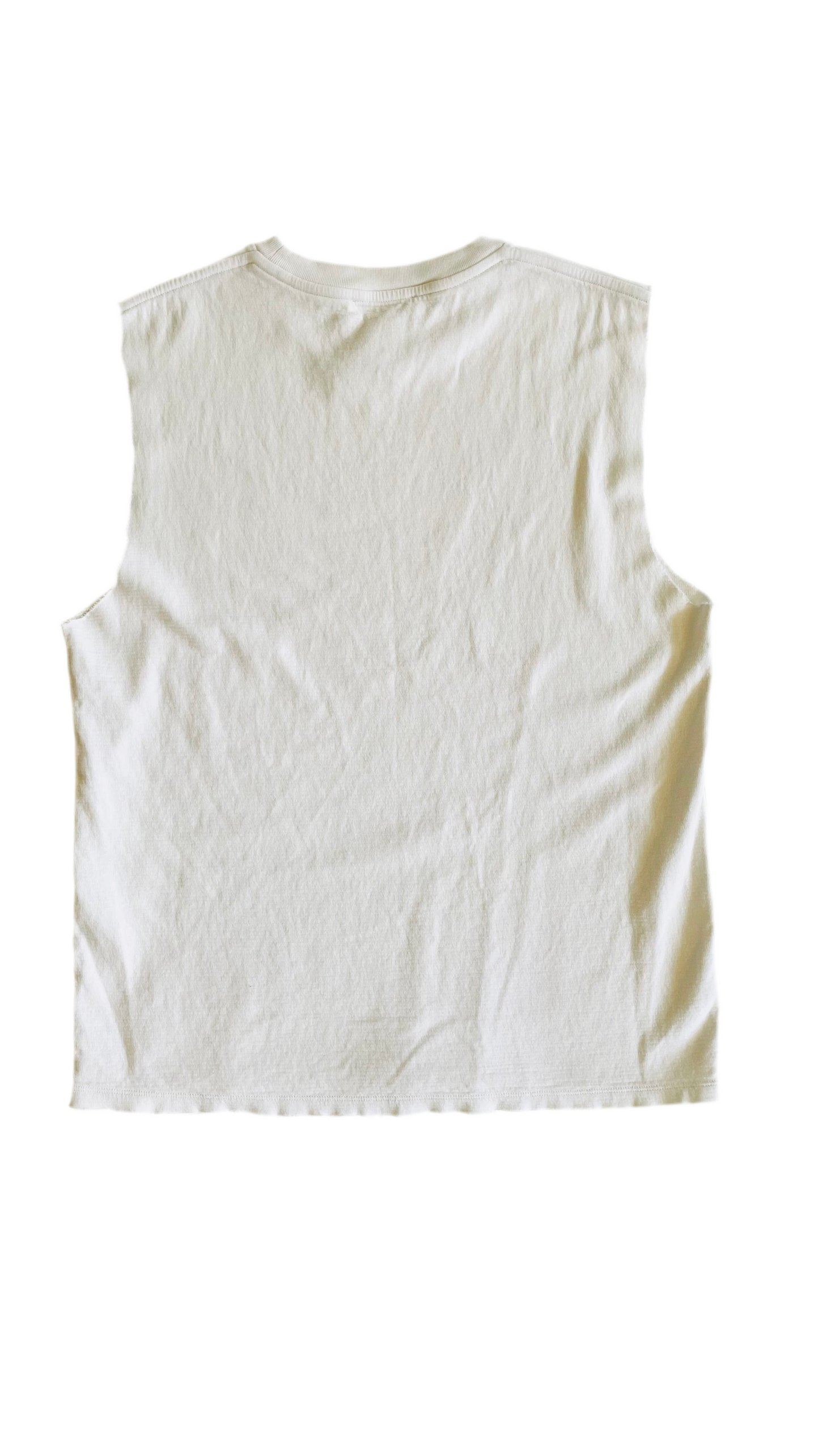 Pre-Loved FRAME off white knit tank - Size L