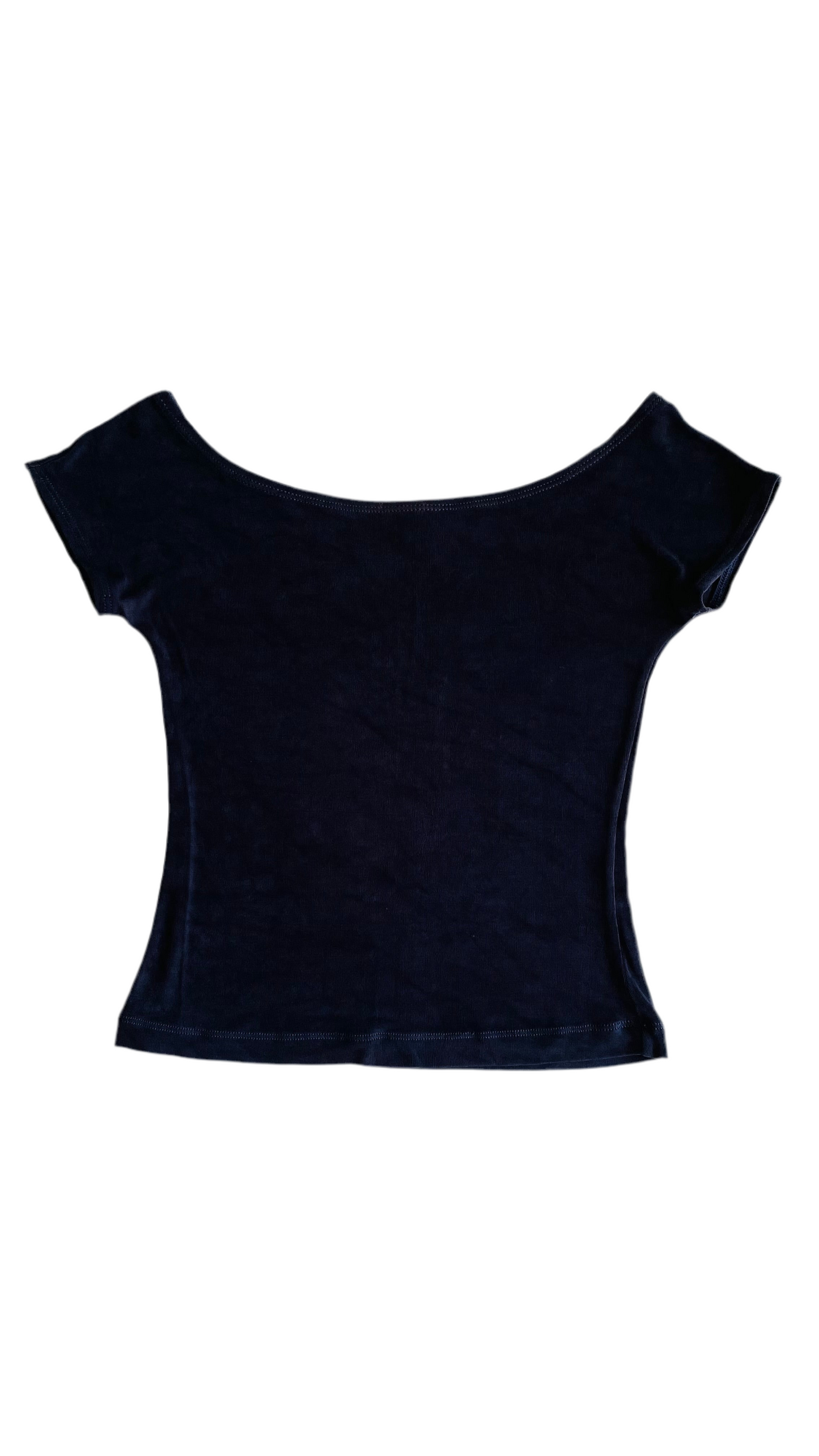Vintage navy 90s BCBG Max Azria knit top - Size XS-M