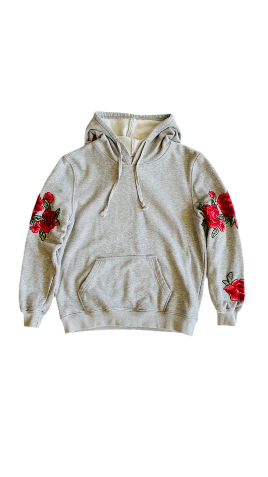 Pre-Loved grey hoodie sweatshirt - Size S