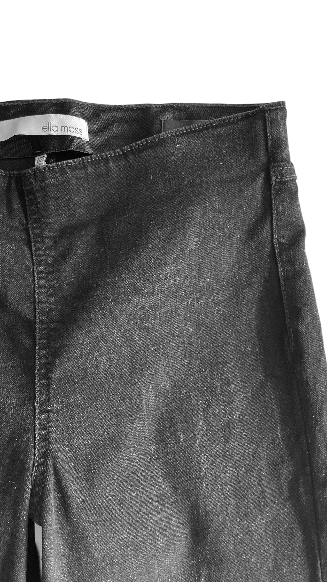Pre-Loved ELLA MOSS black flared jeans - Size 27 x 33