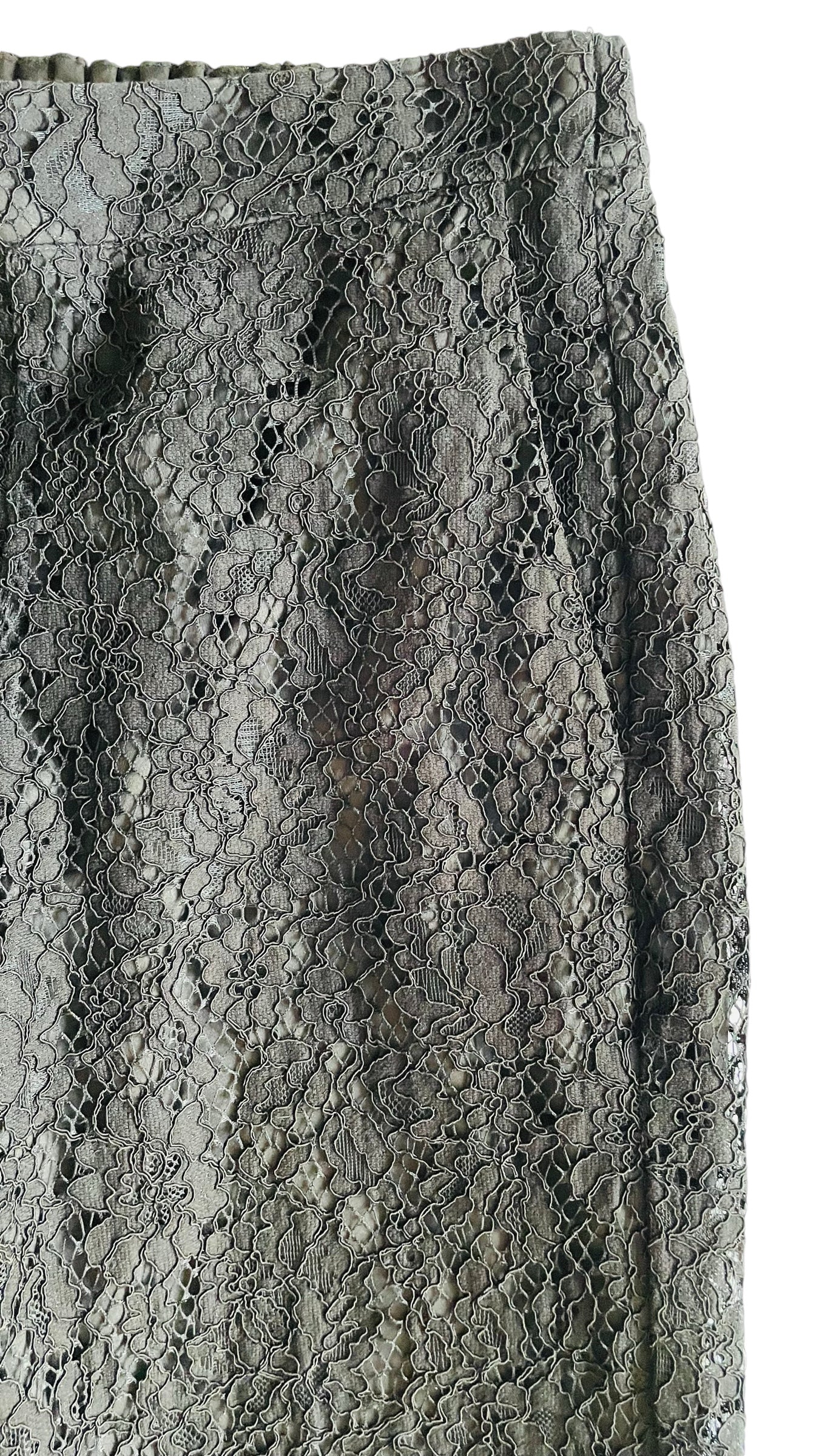 Pre-Loved J CREW black lace high rise trousers - Size 4