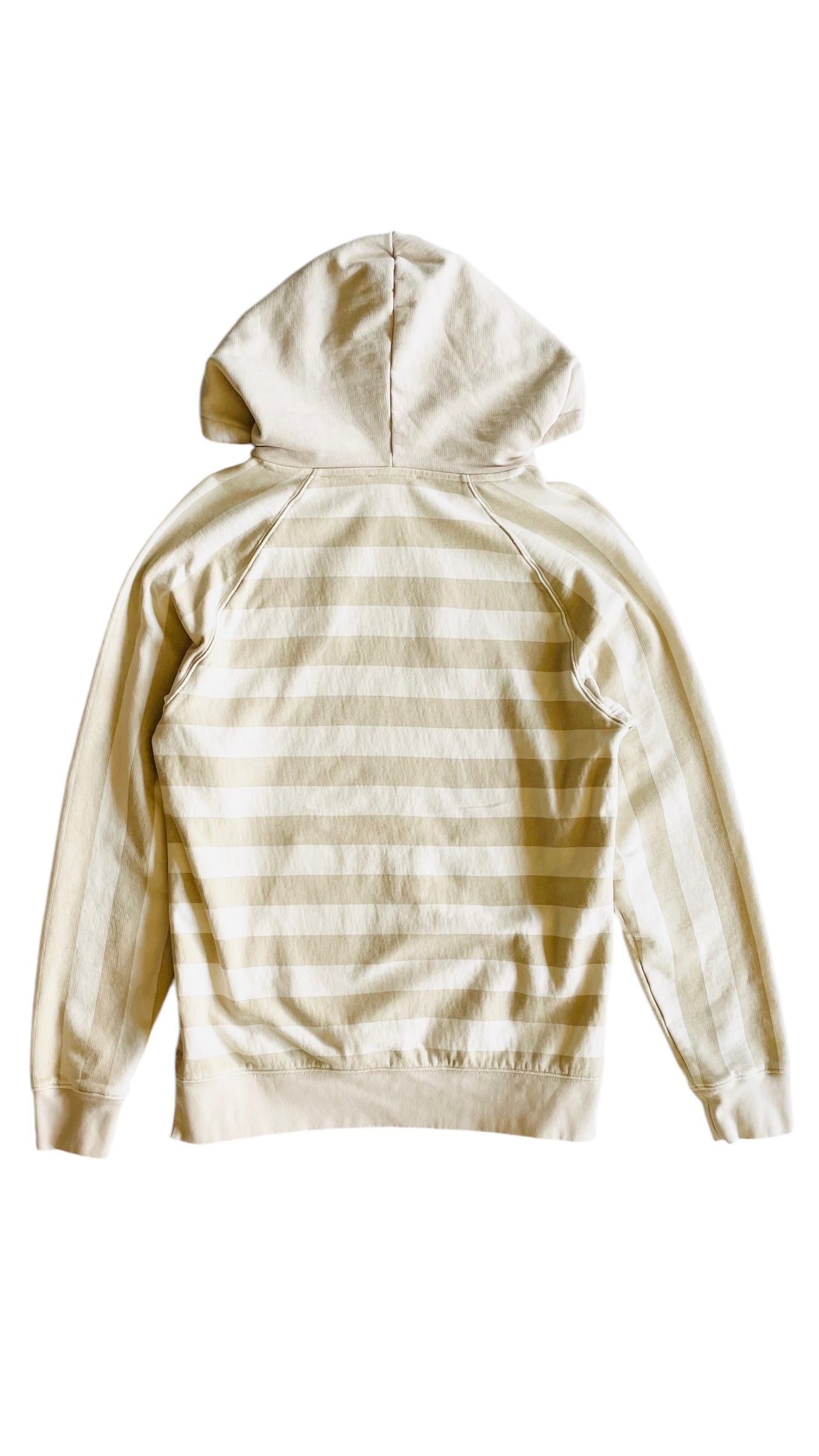Pre-Loved FRAME striped cream and beige hoodie sweatshirt - Size M
