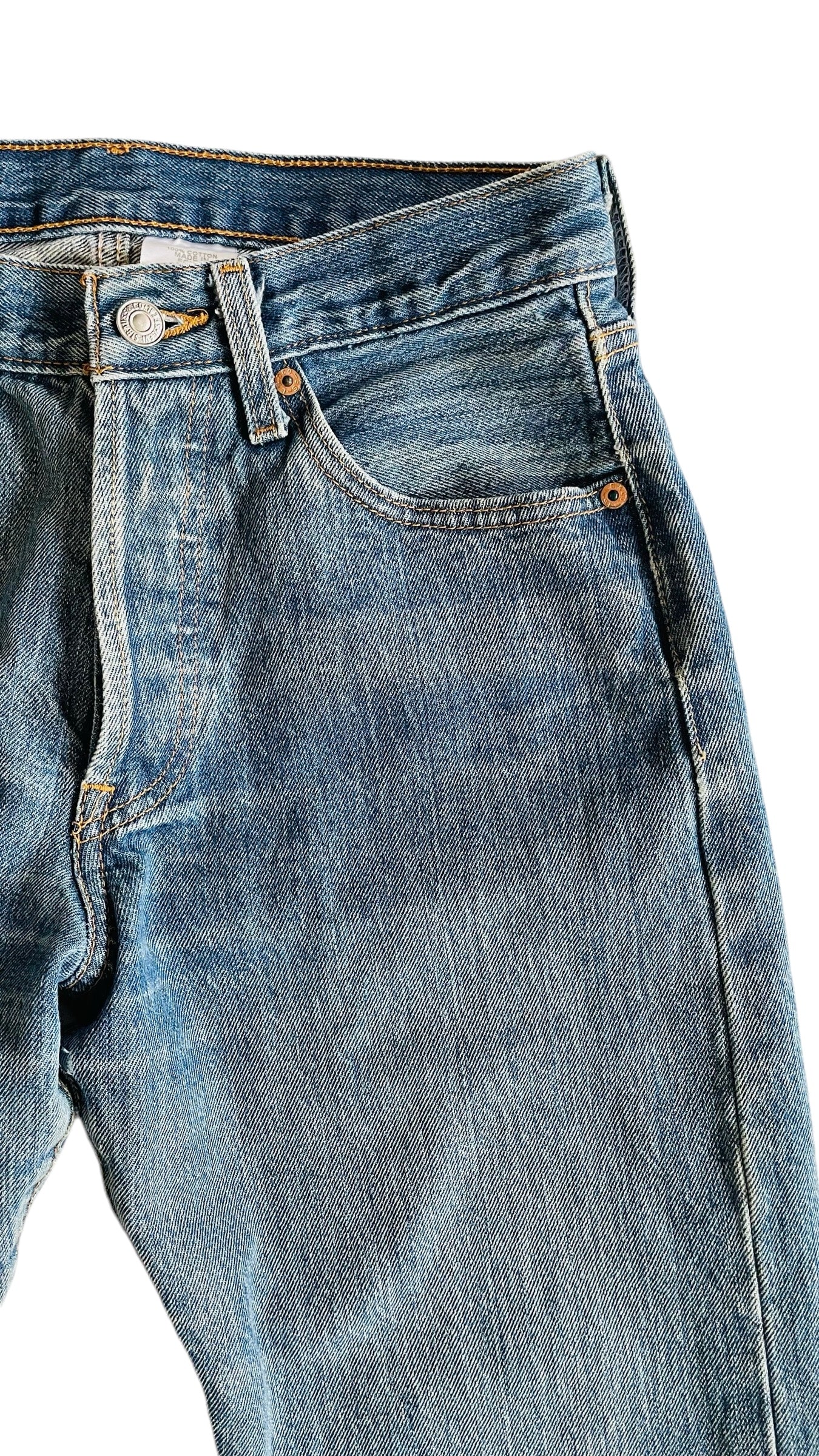 Pre-Loved LEVI’S 501s blue jeans - Size 29 x 29