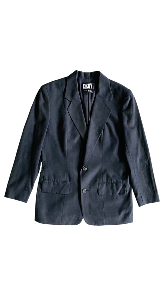 Vintage 90s DKNY navy blazer - Size 4
