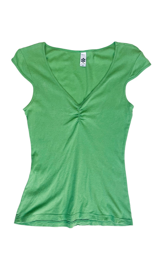 Vintage AMERICAN APPAREL Y2K green t shirt - Size M