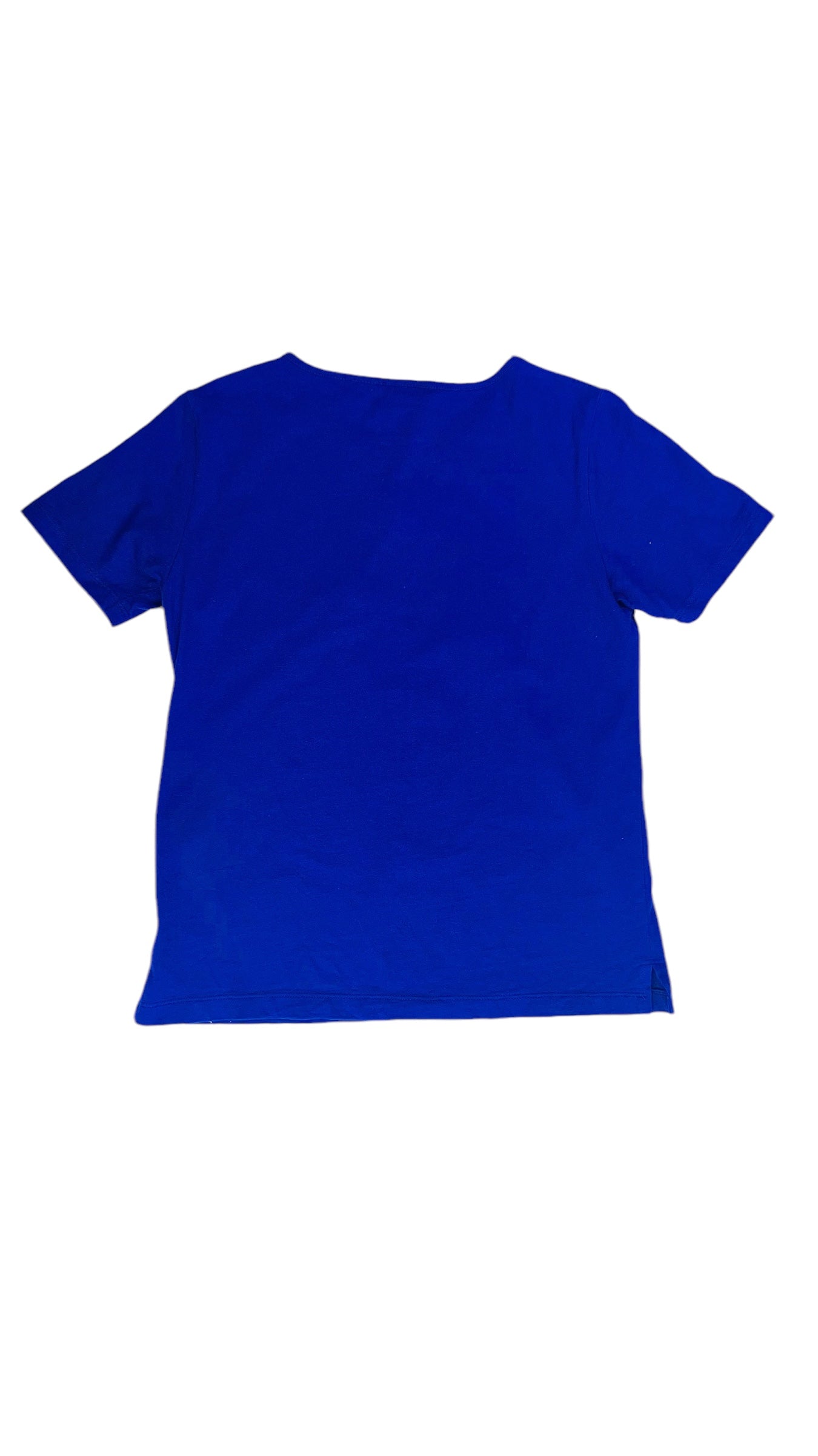 Vintage 90s BOB MACKIE blue floral embroidered t-shirt - Size XXS