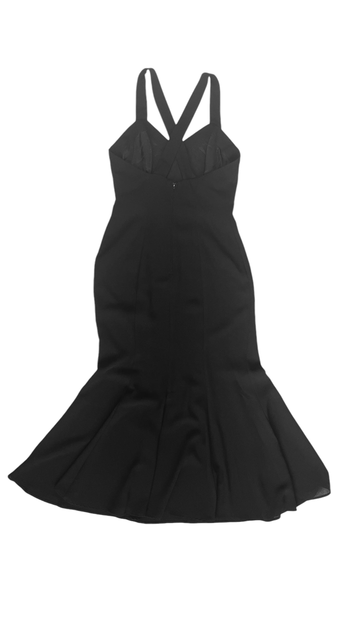 Vintage 90s black RAMPAGE evening wear maxi tank dress dress - Size 8
