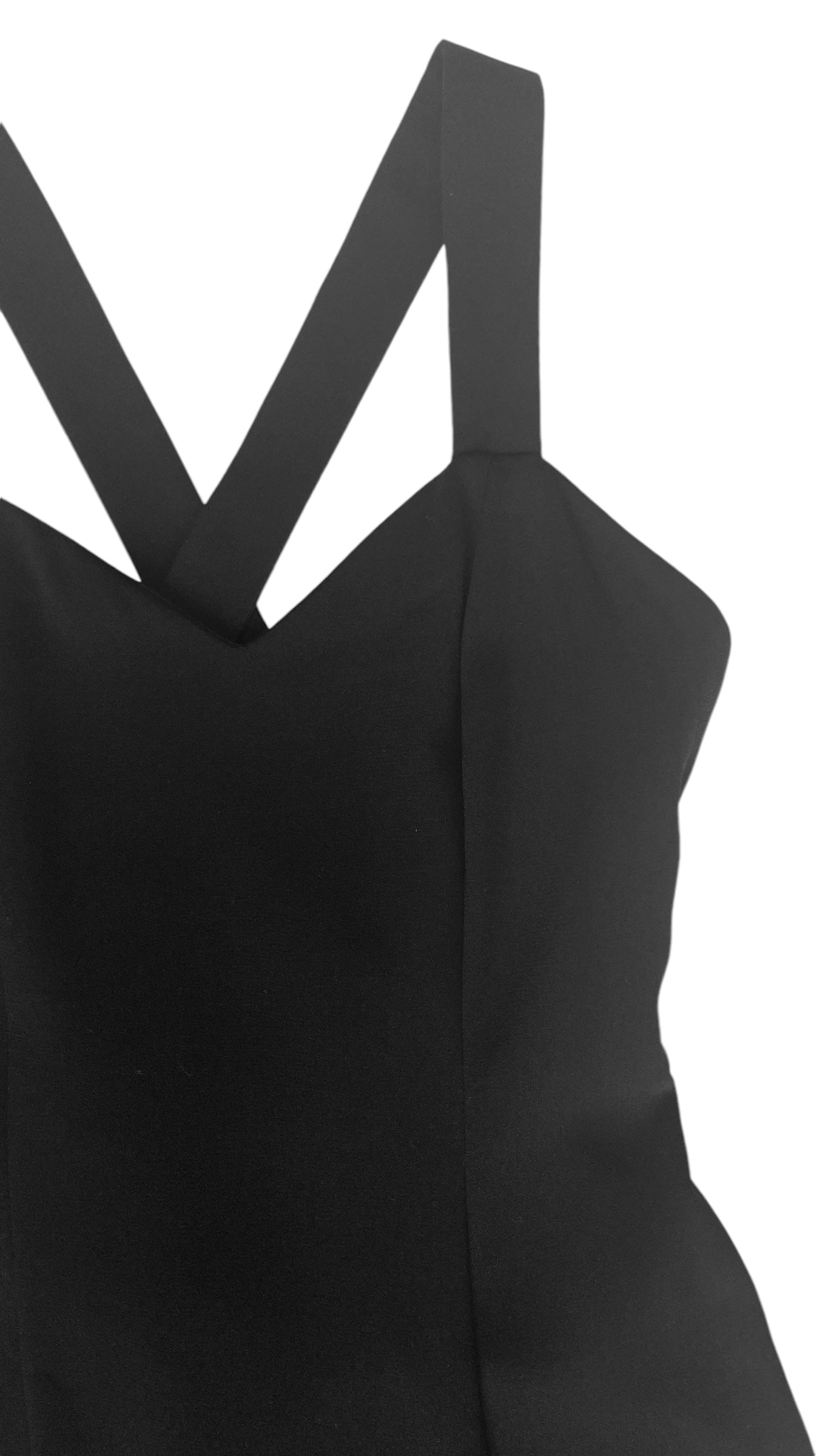 Vintage 90s black RAMPAGE evening wear maxi tank dress dress - Size 8