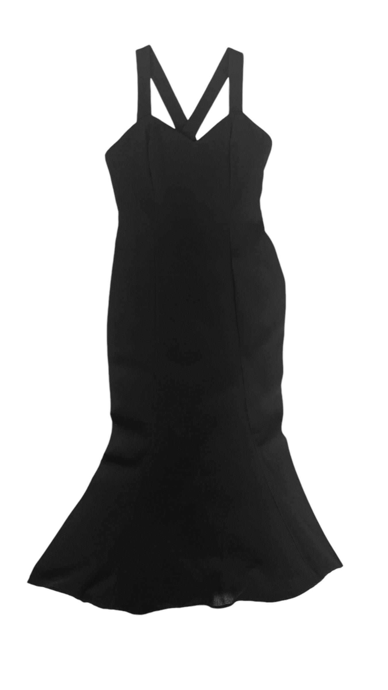 Vintage 90s black RAMPAGE evening wear maxi tank dress dress - Size 8