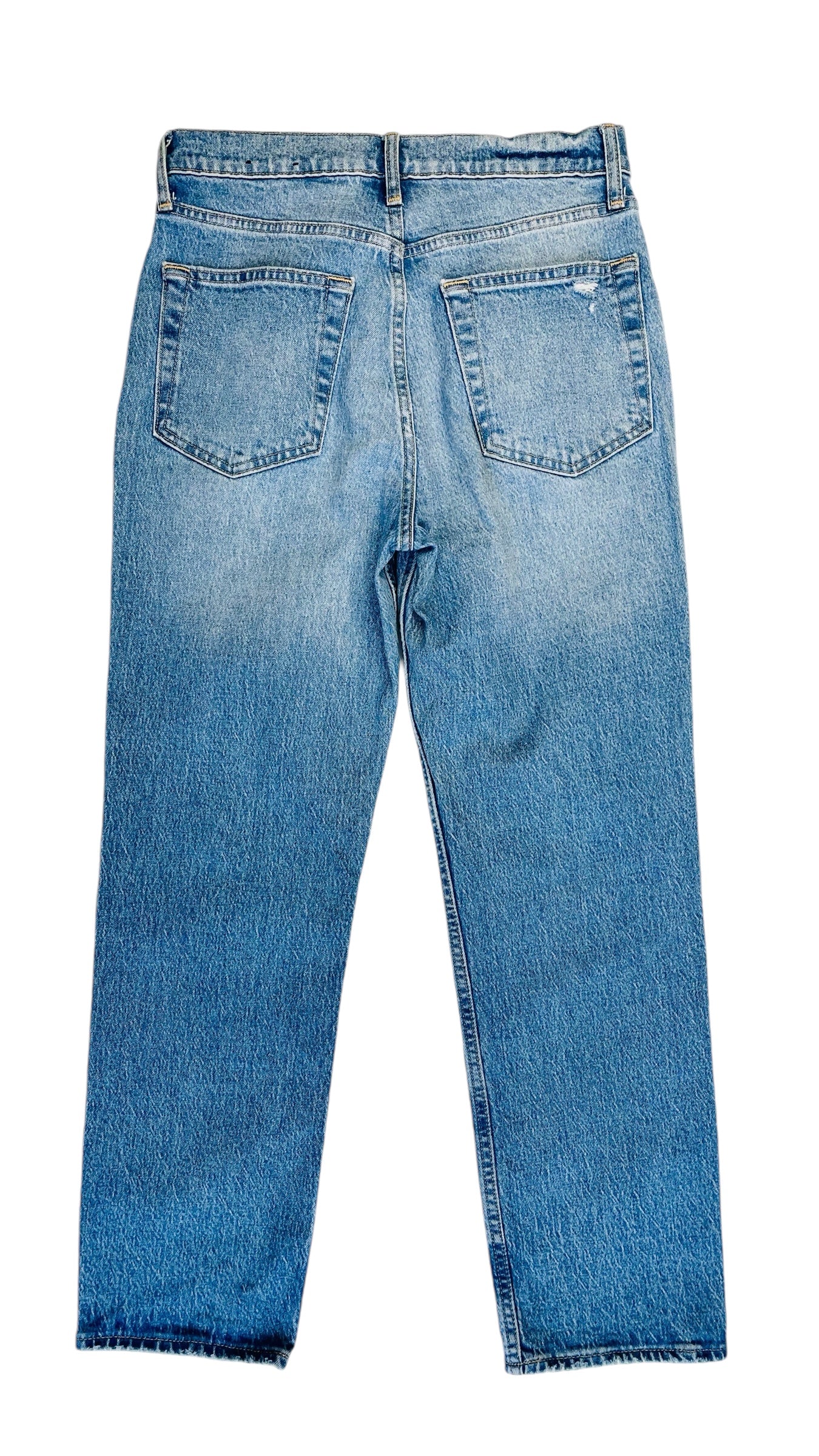 Pre-Loved GAP mid blue boot cut straight leg jeans - Size 27