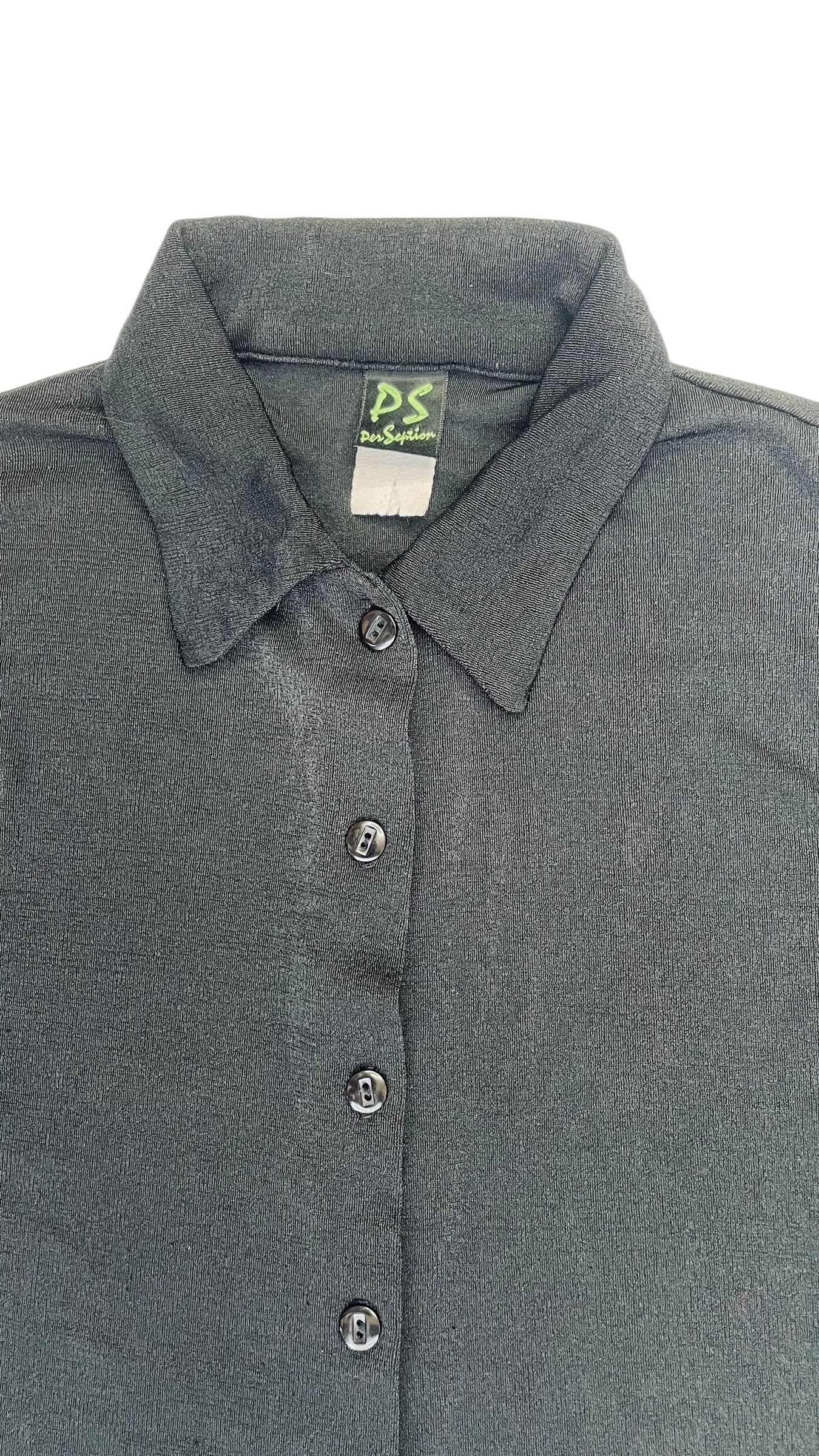 Vintage 90s slinky button up top - Size XS