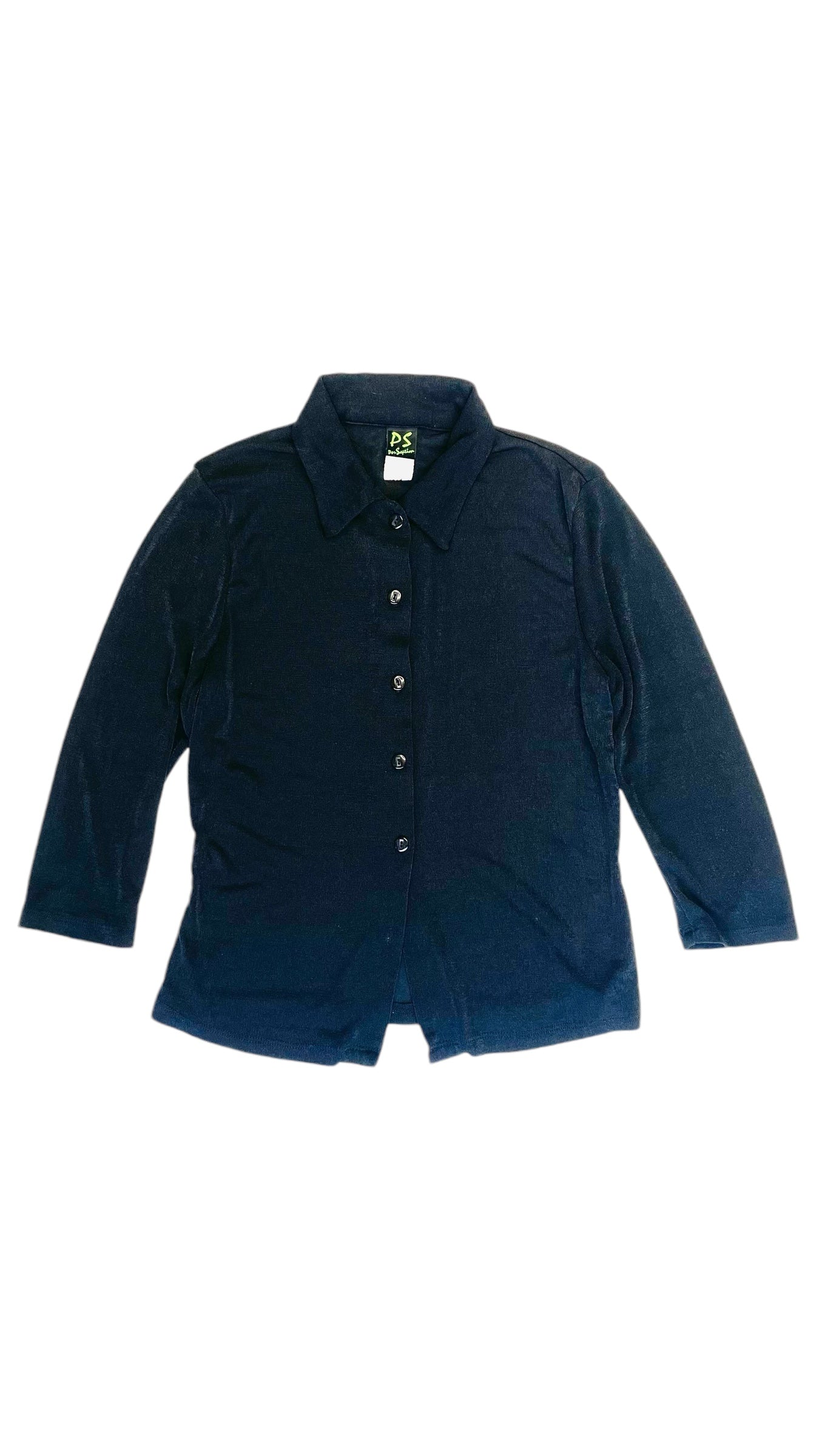 Vintage 90s slinky button up top - Size XS